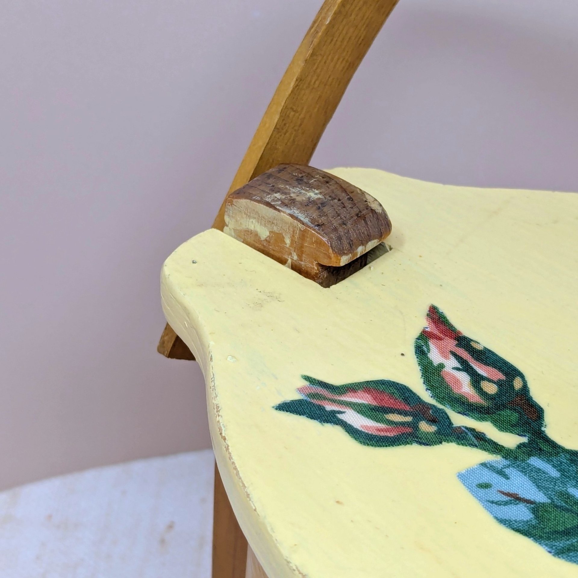 Mid-Century Basketville "Putney" Wood Basket 