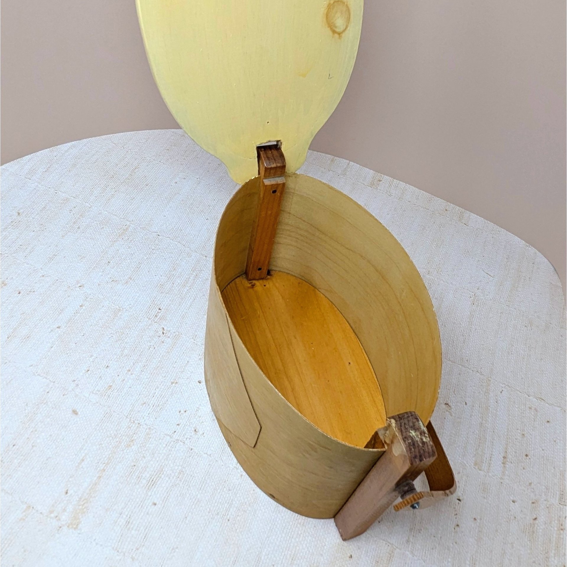 Mid-Century Basketville "Putney" Wood Basket 