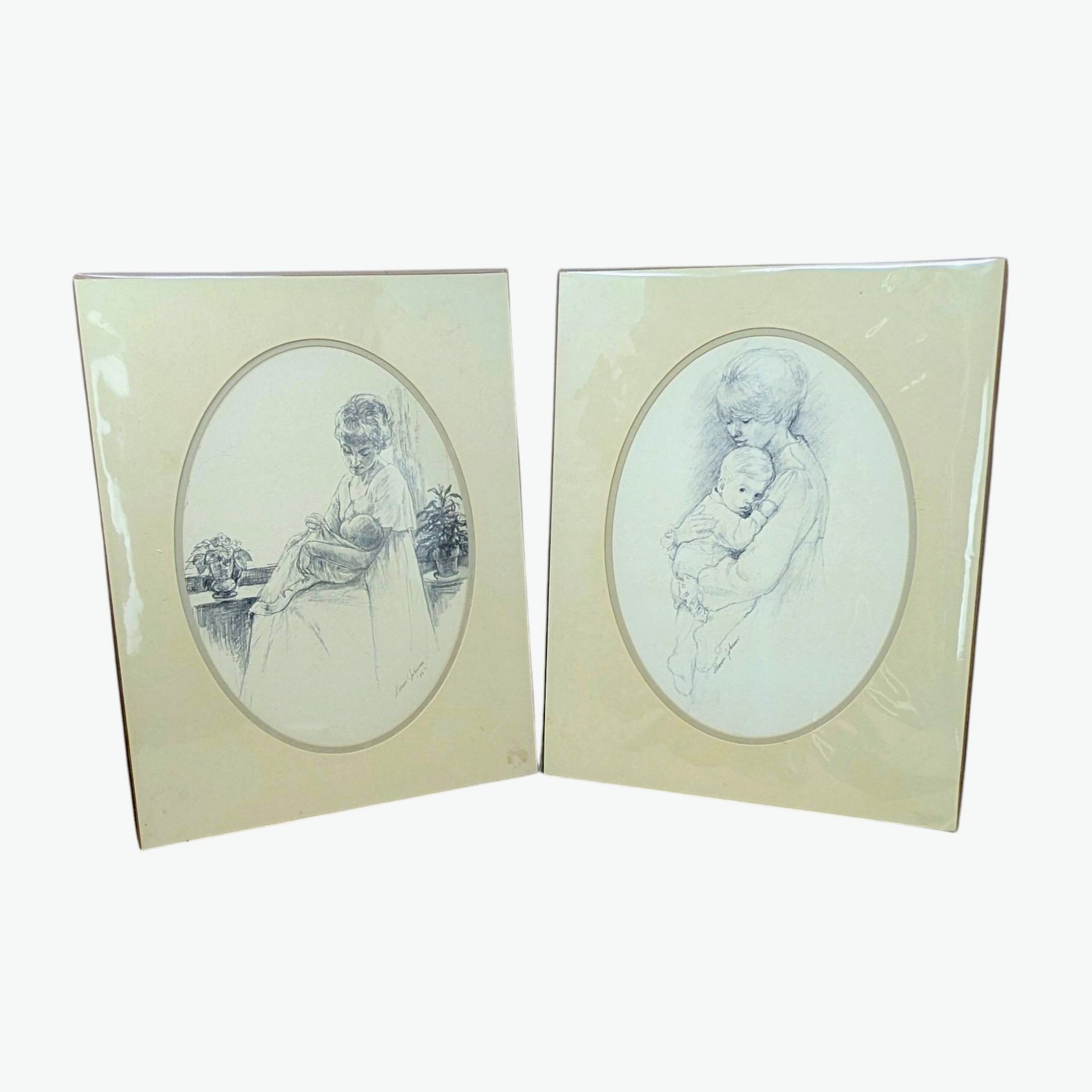1975 Sharon Johnson "Motherhood" Print Set