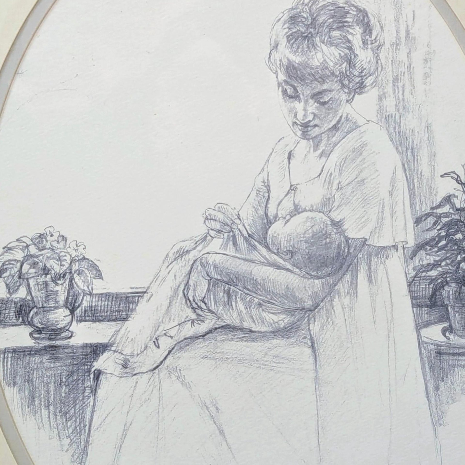Vintage 1975 Sharon Johnson Mother and Child Prints