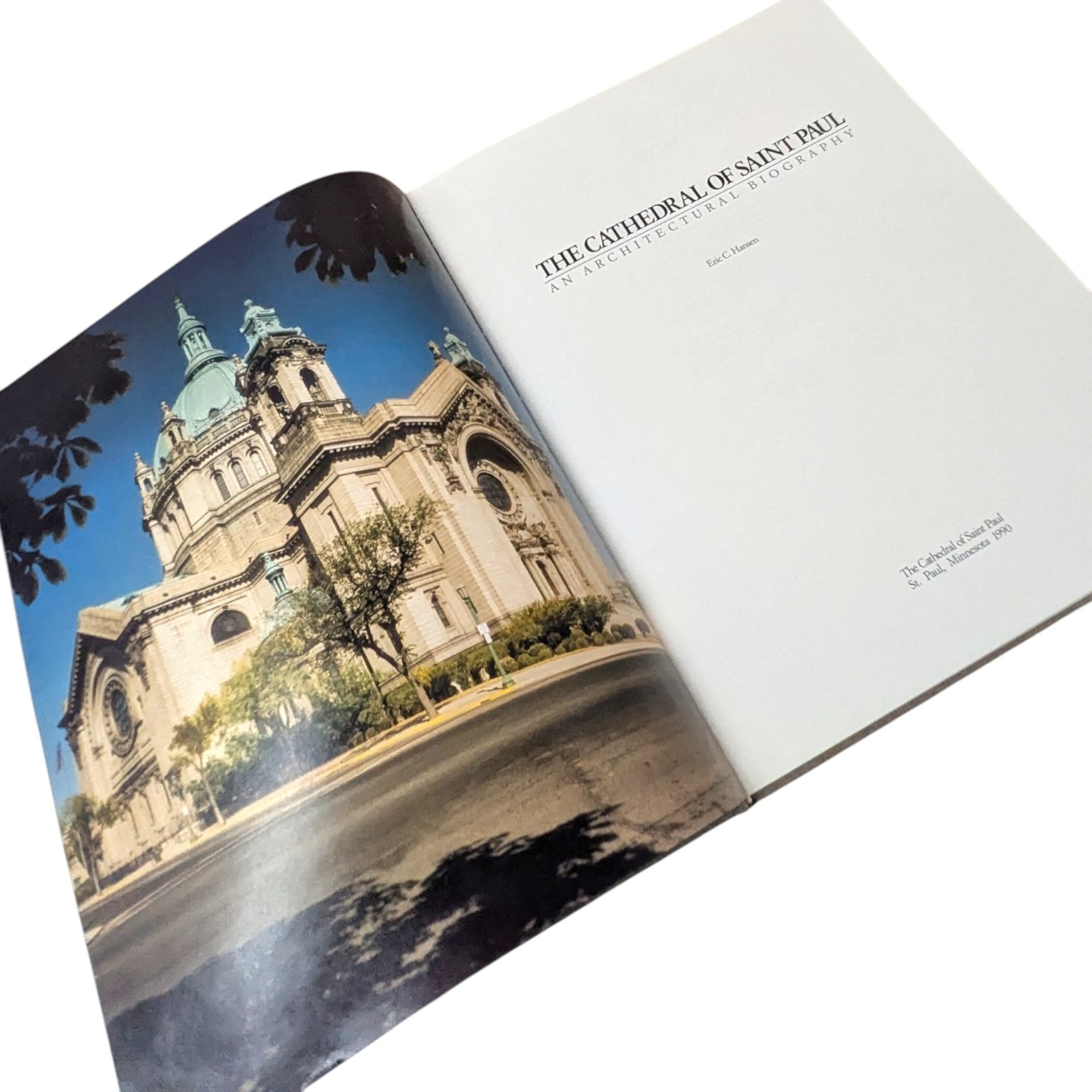 1990 Cathedral of Saint Paul Book – Vintage Architectural Biography St Paul MN Archive