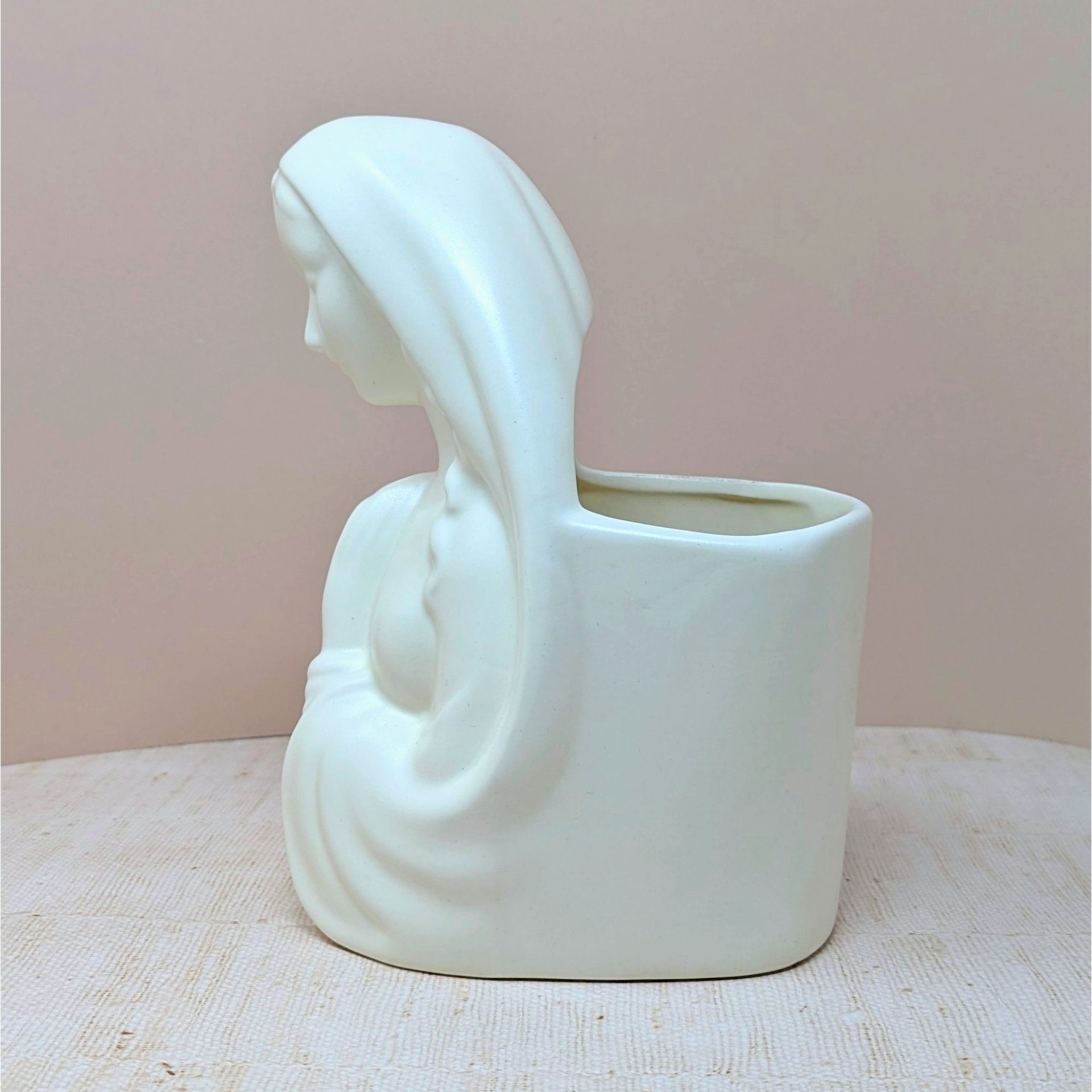 1950s Madonna Ceramic Planter