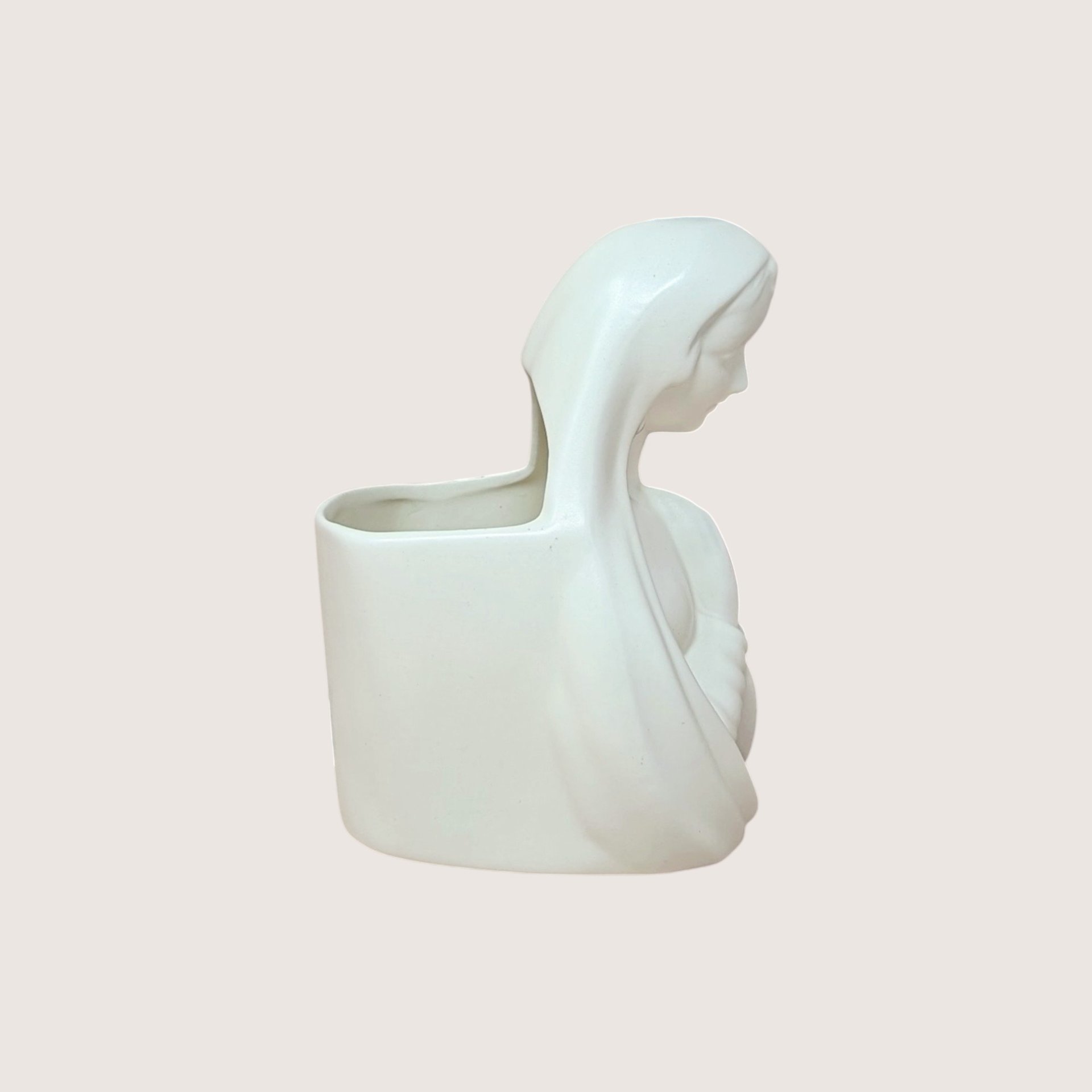 1950s Madonna Ceramic Planter