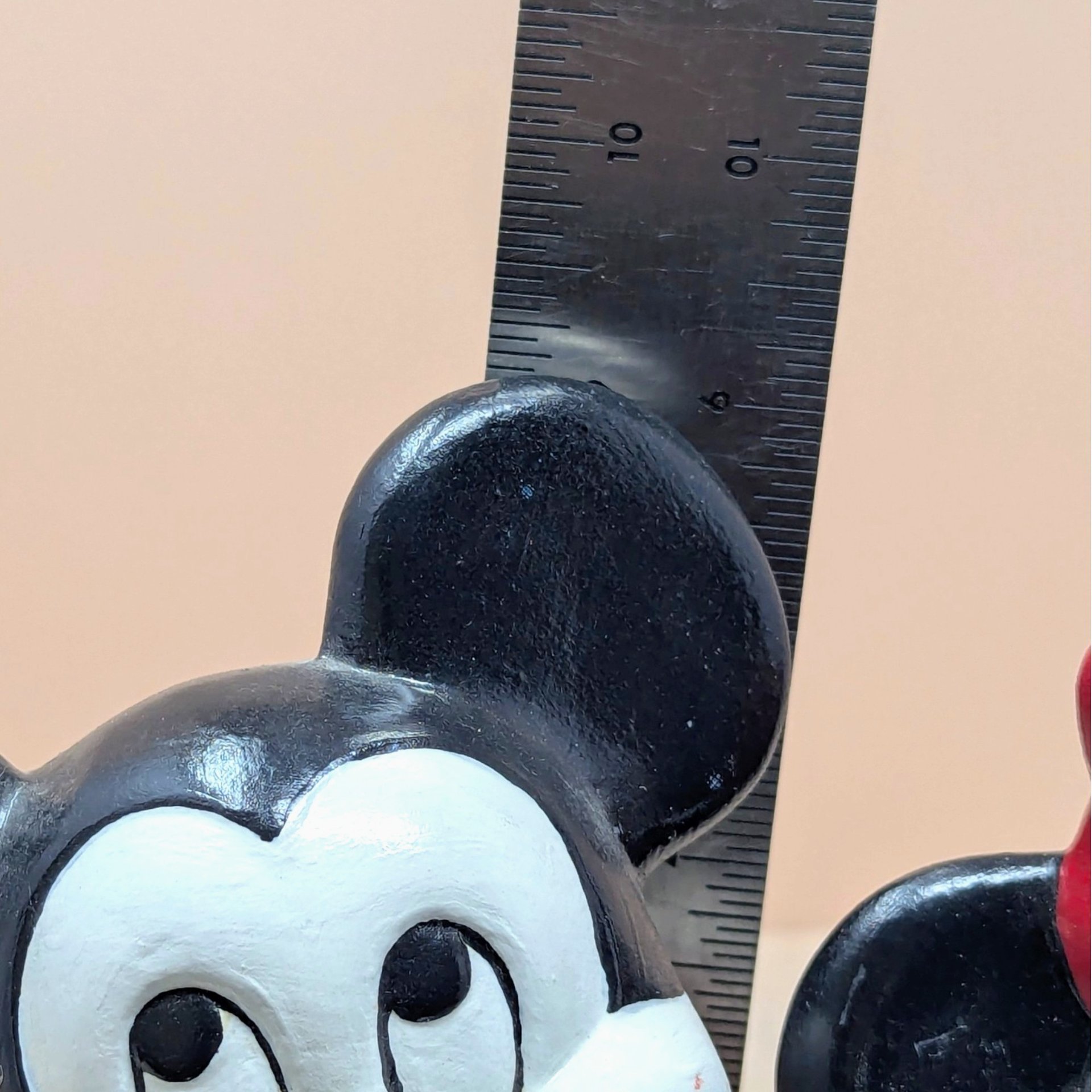 1970s "Dapper" Mickey & Minnie – Vintage 9-inch Hand-Painted Figurine Set