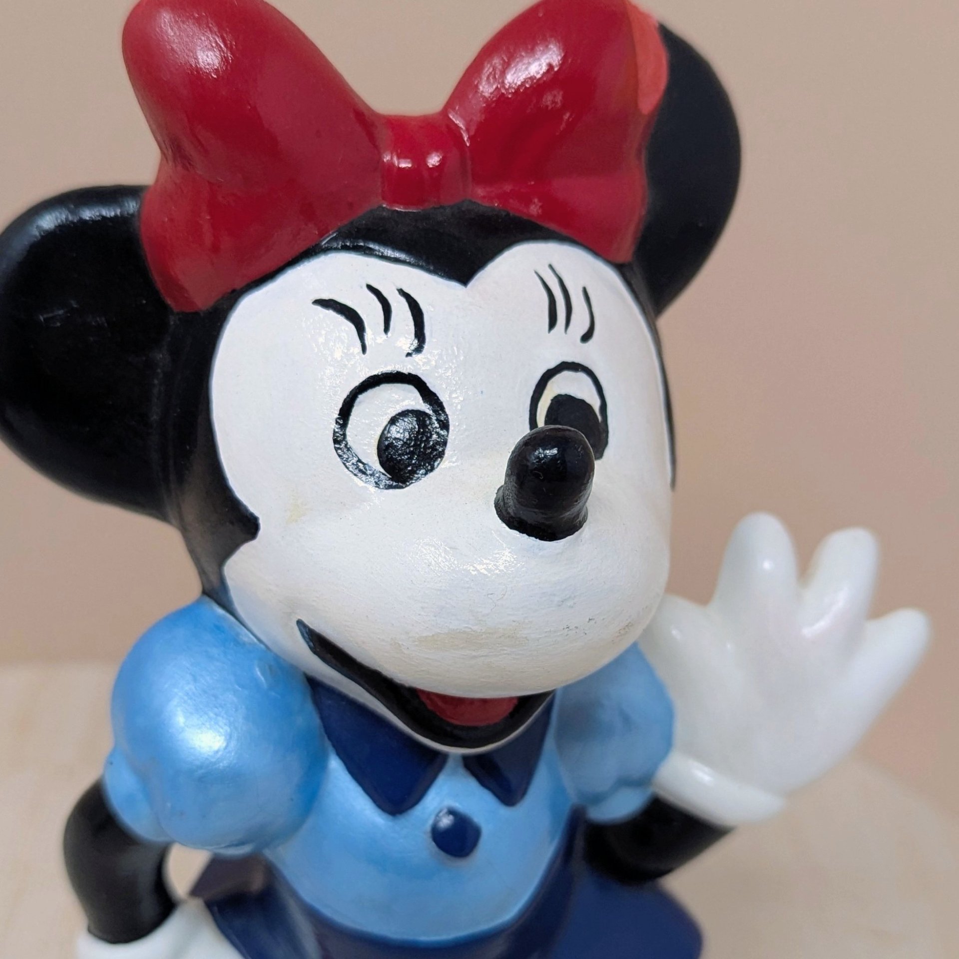 1970s "Dapper" Mickey & Minnie – Vintage 9-inch Hand-Painted Figurine Set