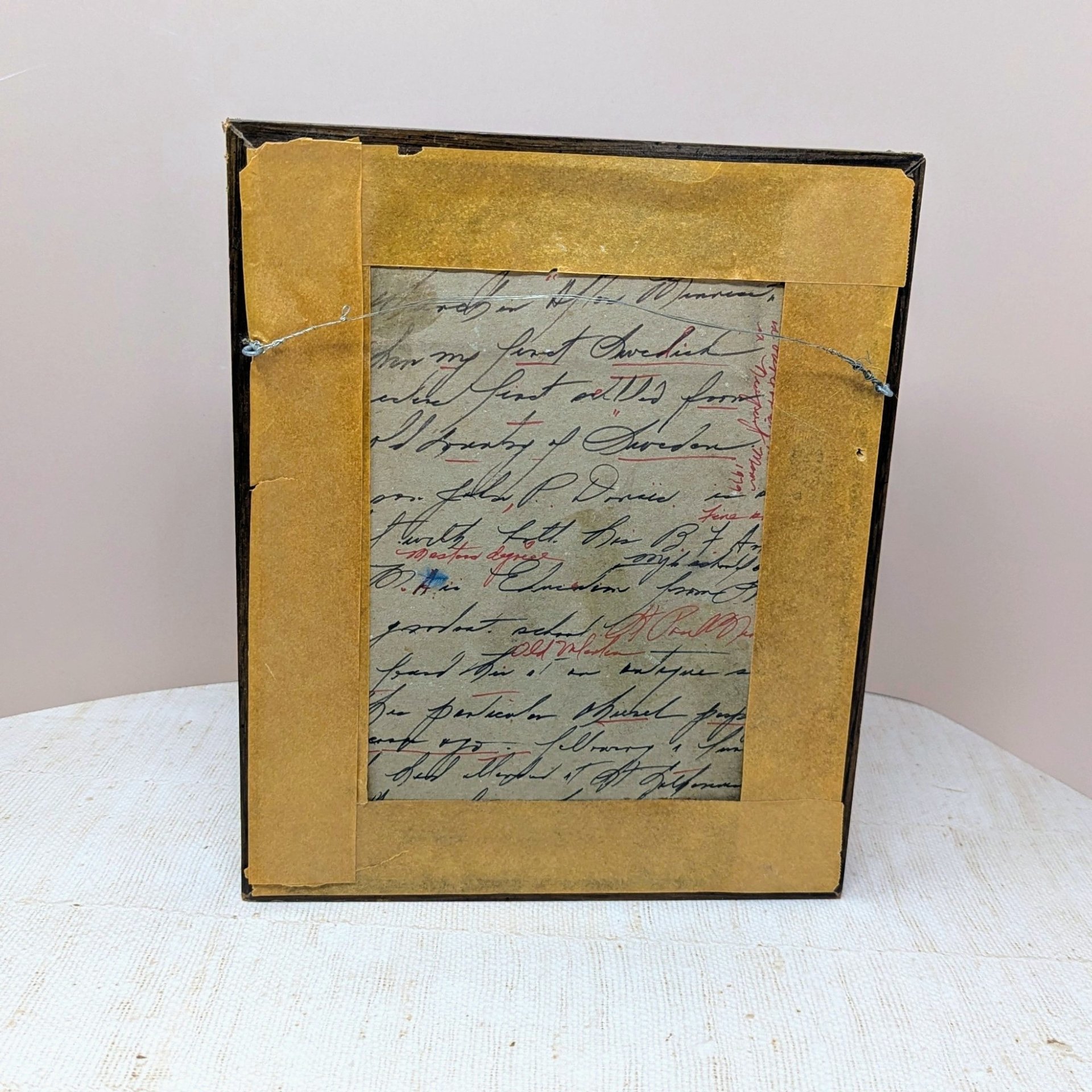 Vintage Valentine Shadow Box Wall Art 
