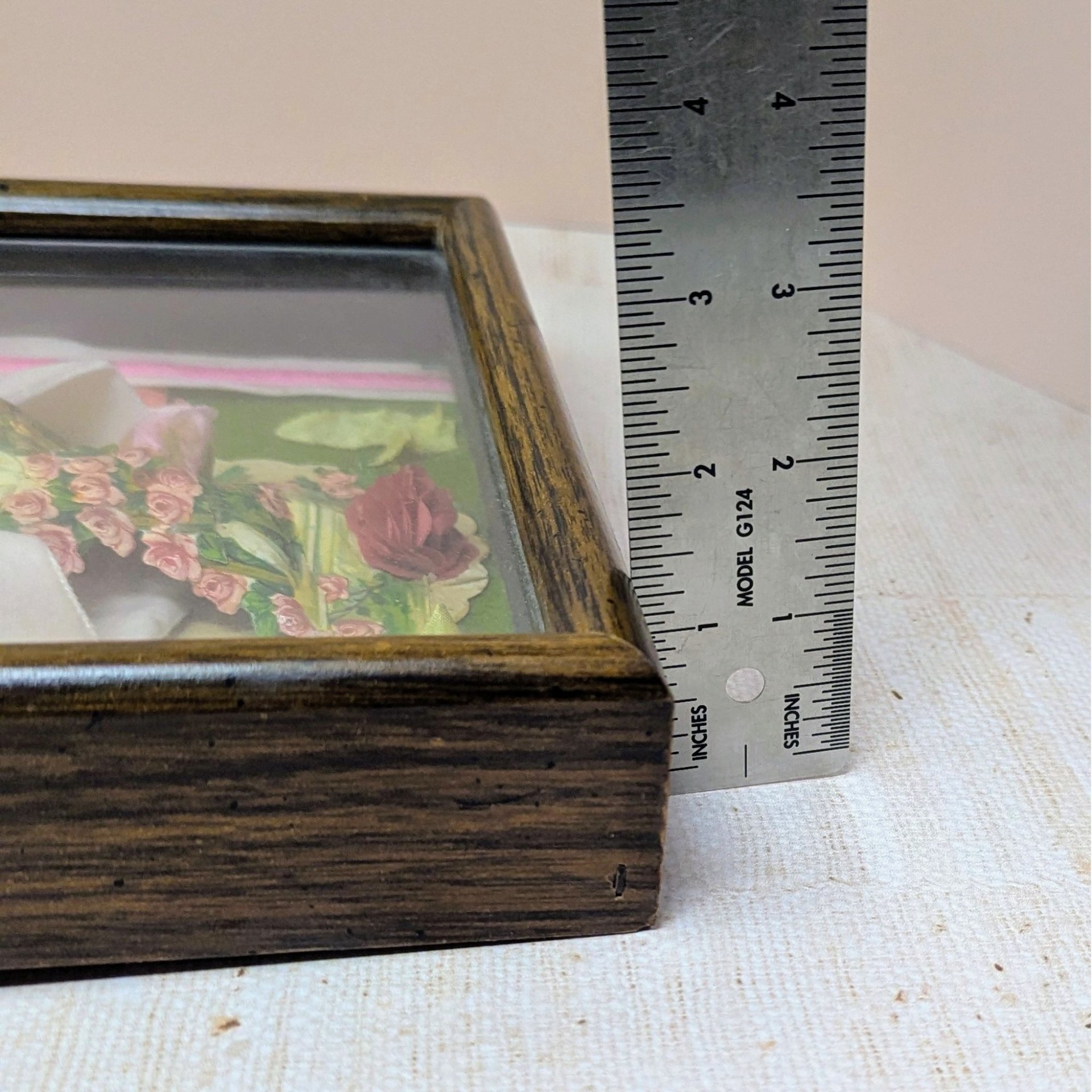 Vintage Valentine Shadow Box Wall Art 
