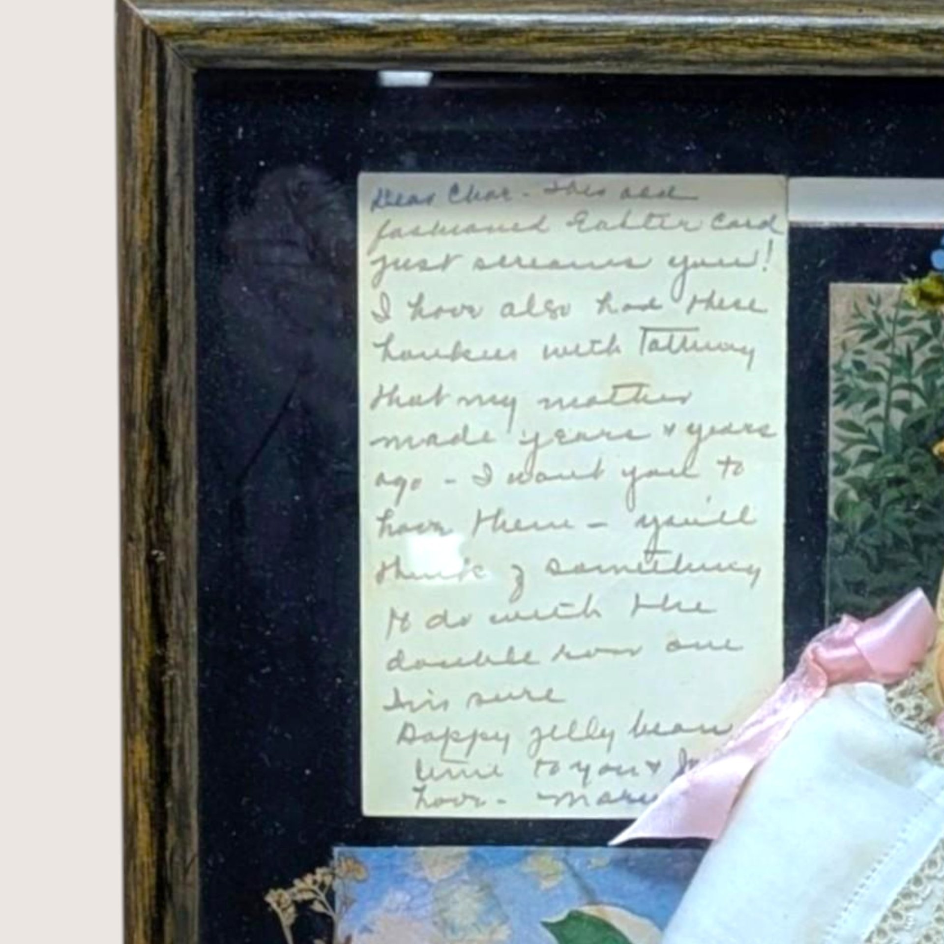 1980s Handmade Mixed Media Perfume Shadow Box Collage