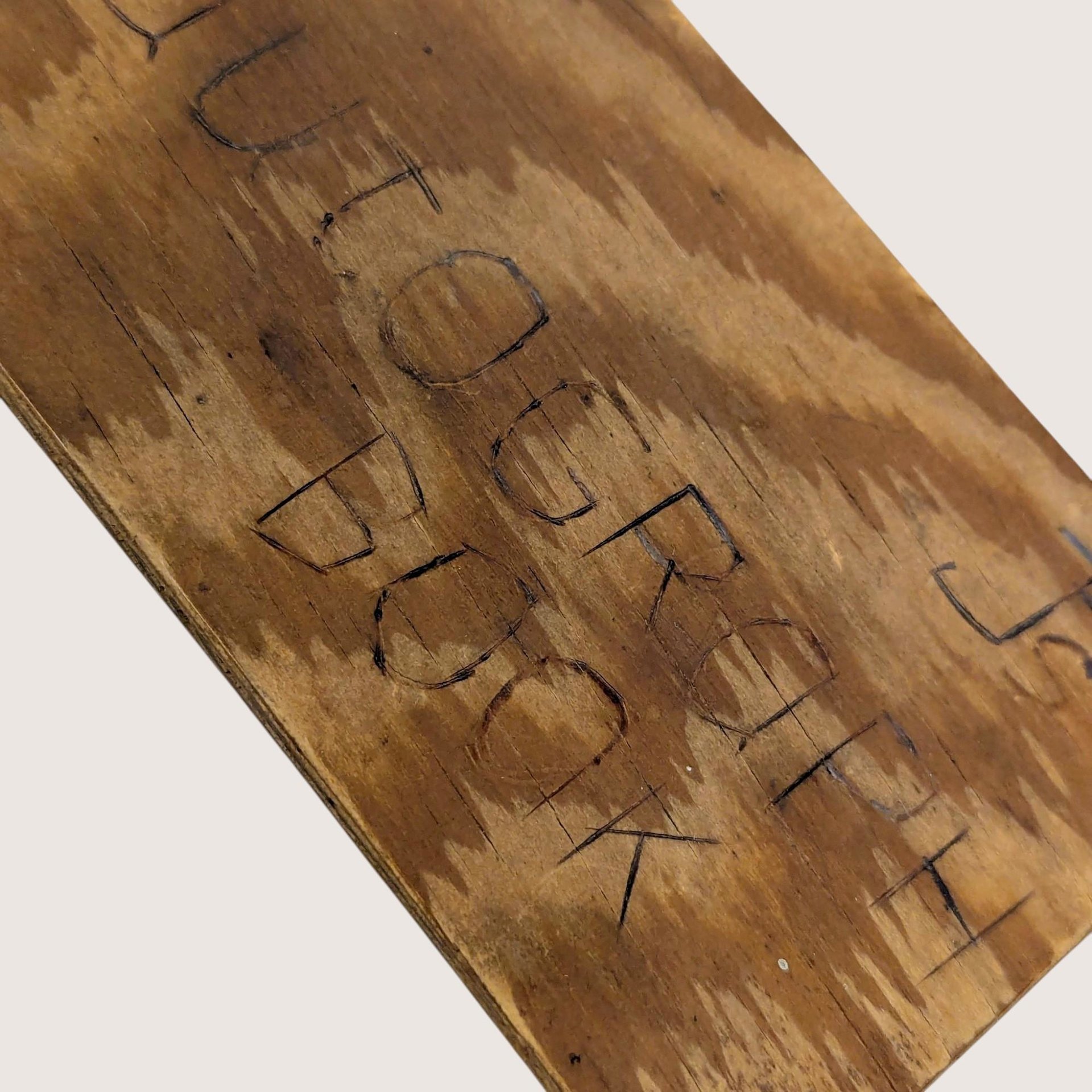 1948 Hand-Carved Wooden High School Autograph Book 