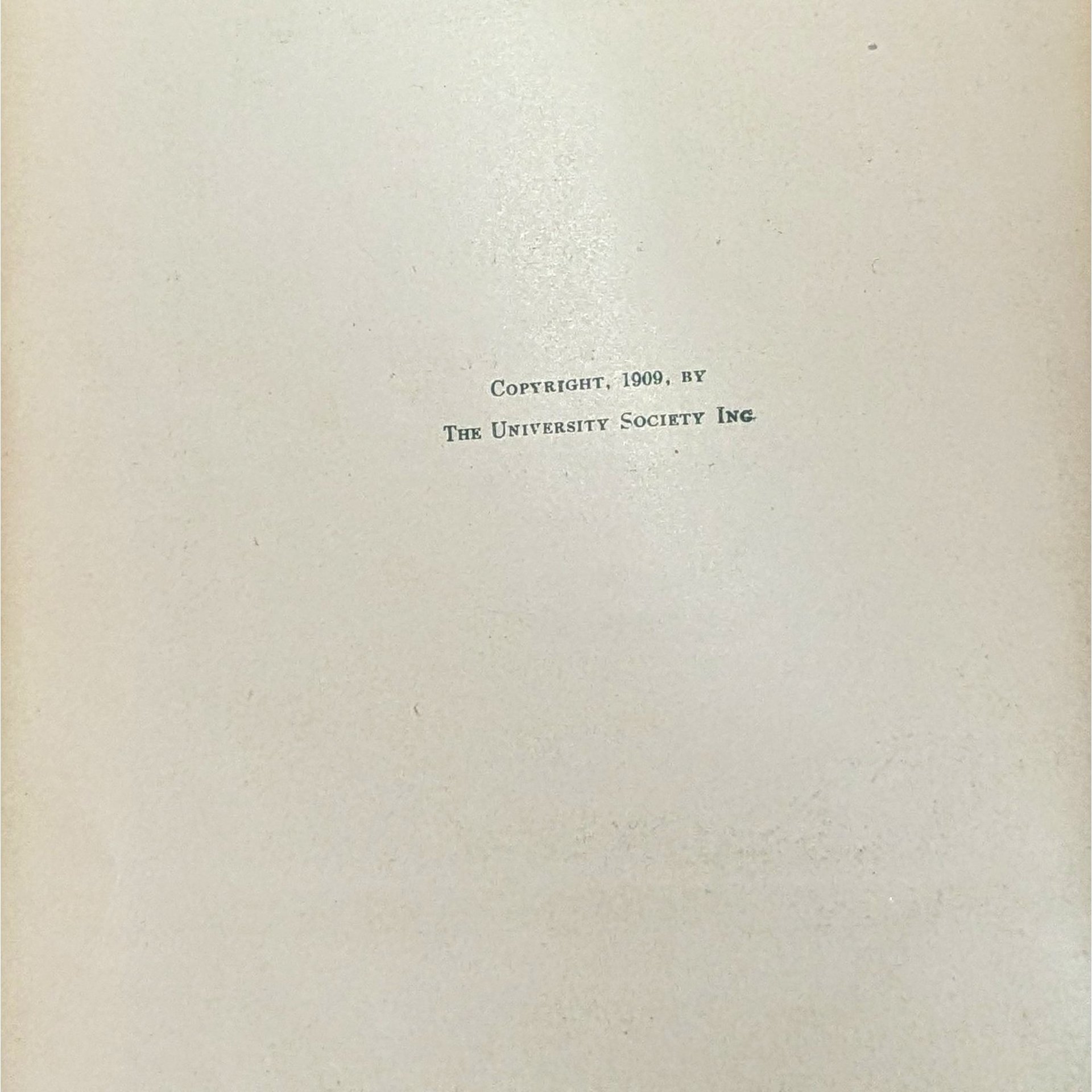 1909 Young Folks Treasury Book