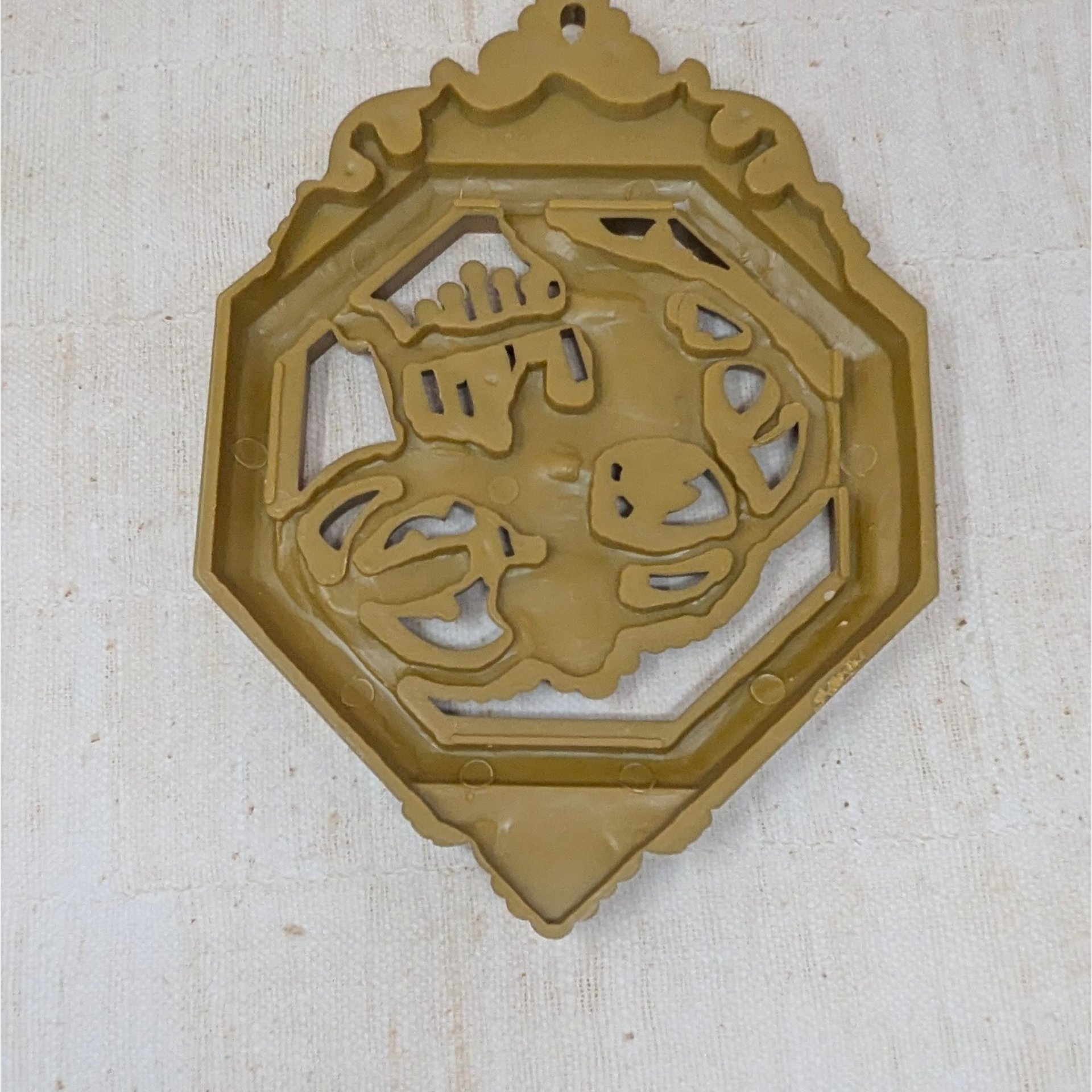 1976 Homco Gold Musical Instrument Plaques – Set of 3 Vintage Wall Art