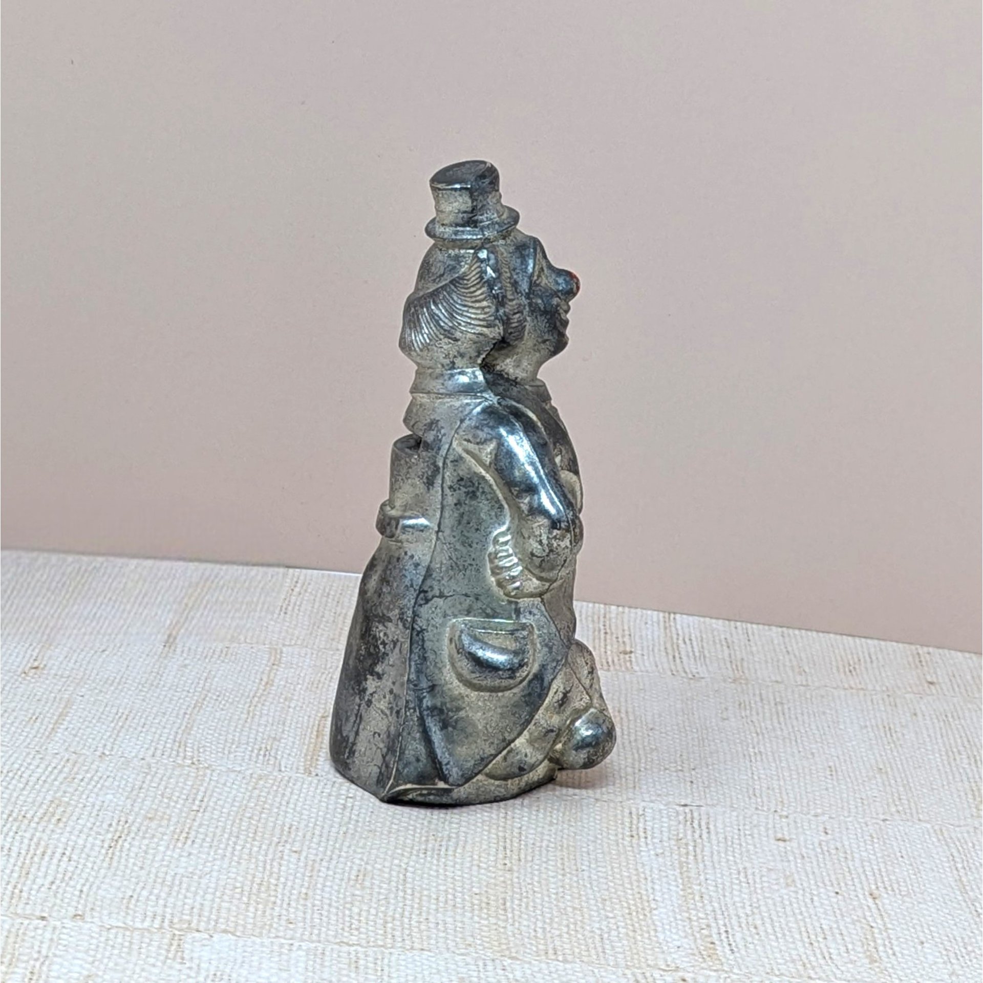 Mid-Century Cast Metal Clown Bank – Vintage Industrial