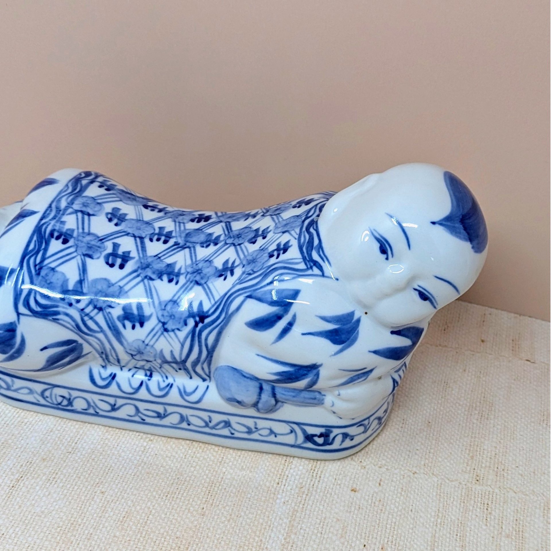Vintage Chinese Porcelain Opium Pillow