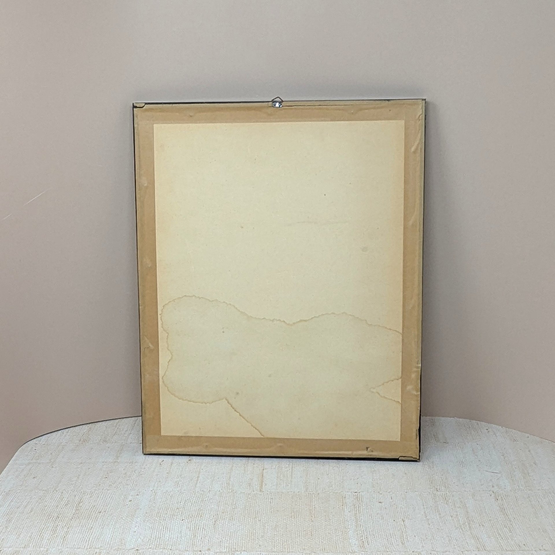 Mid-Century Cambodian Rice Paper Rubbing – Vintage Apsara Dancer Gallery Art