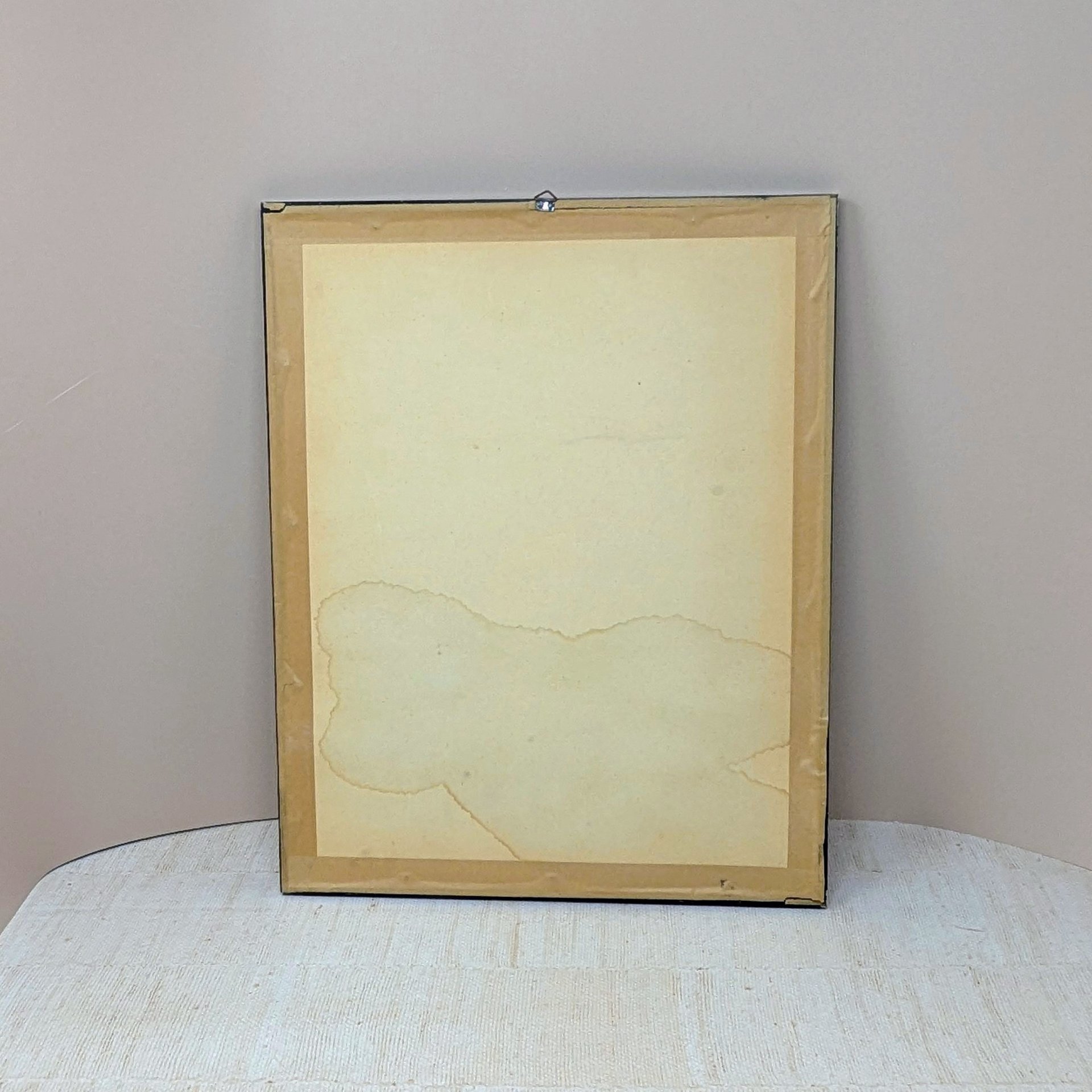 Mid-Century Cambodian Rice Paper Rubbing Wall Art