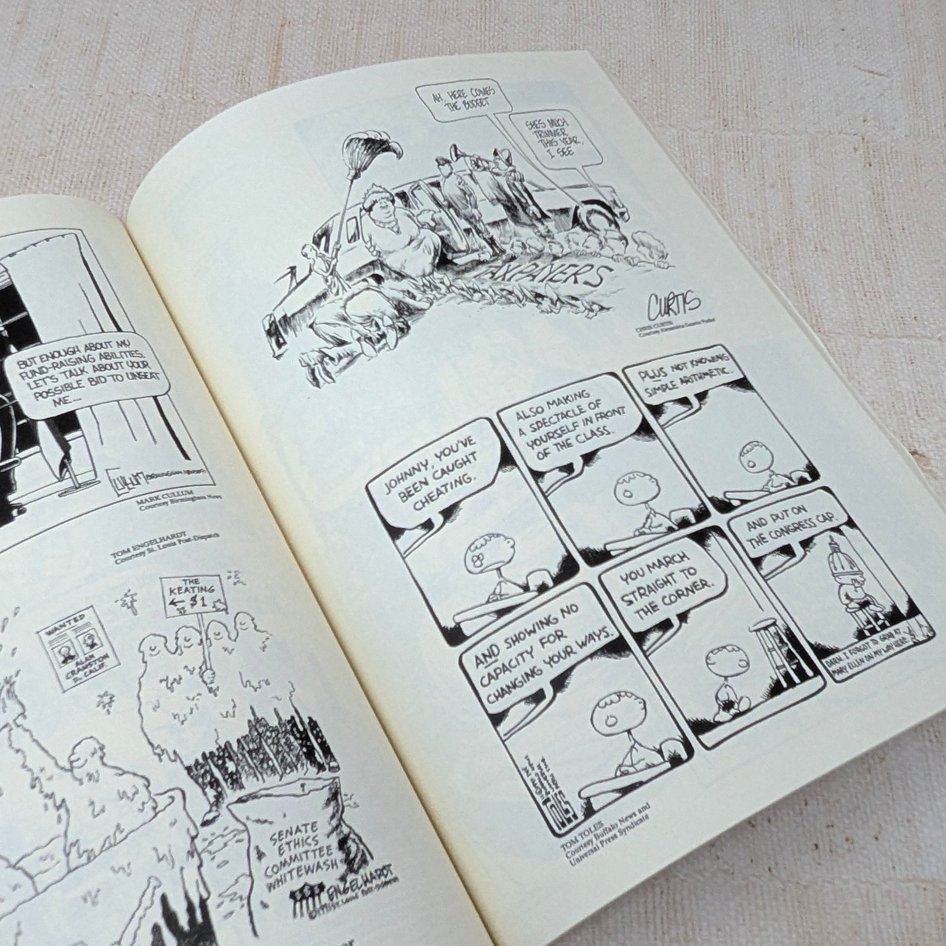 1992 Best Editorial Cartoons of the Year – Vintage Political Graphic