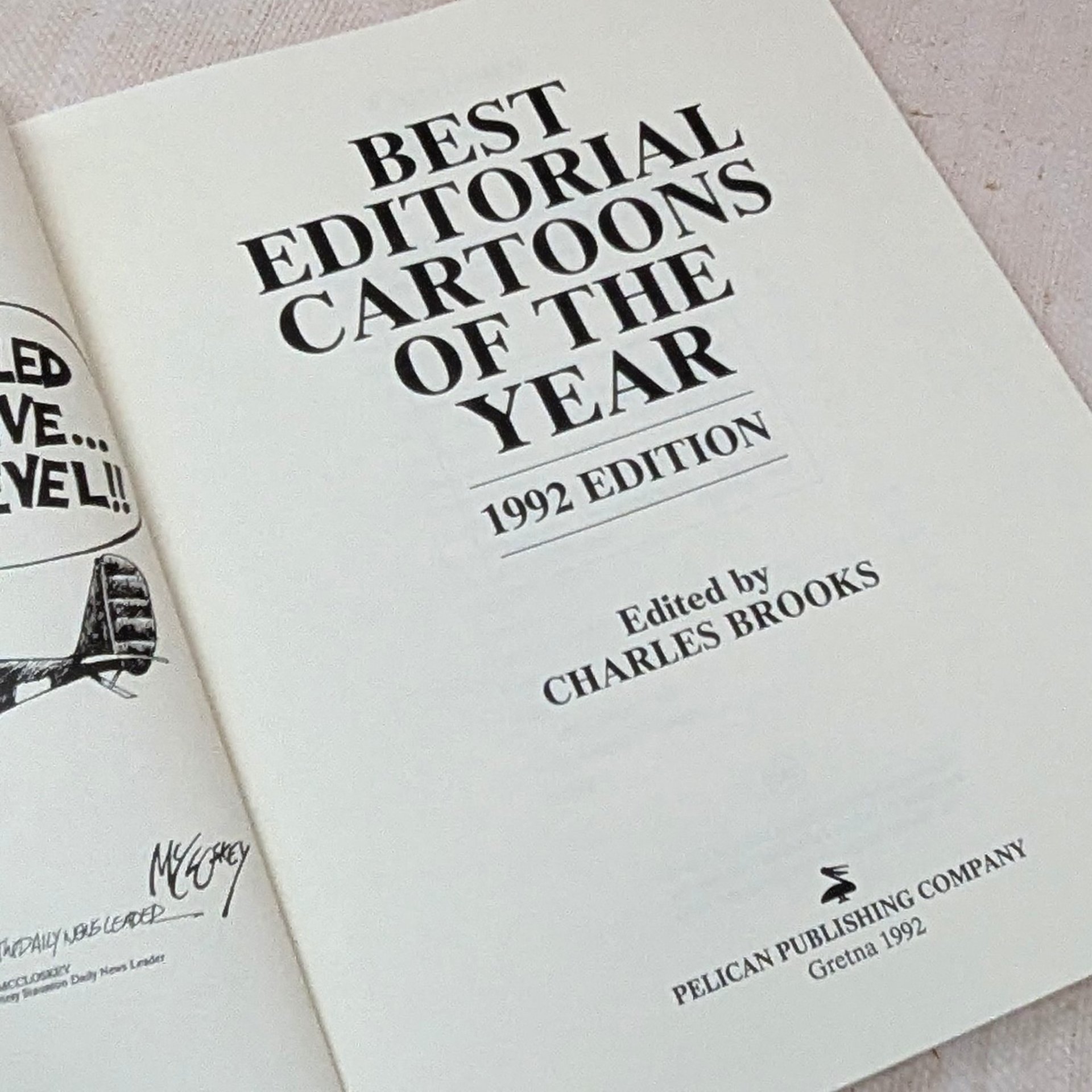 1992 Best Editorial Cartoons of the Year – Vintage Political Graphic