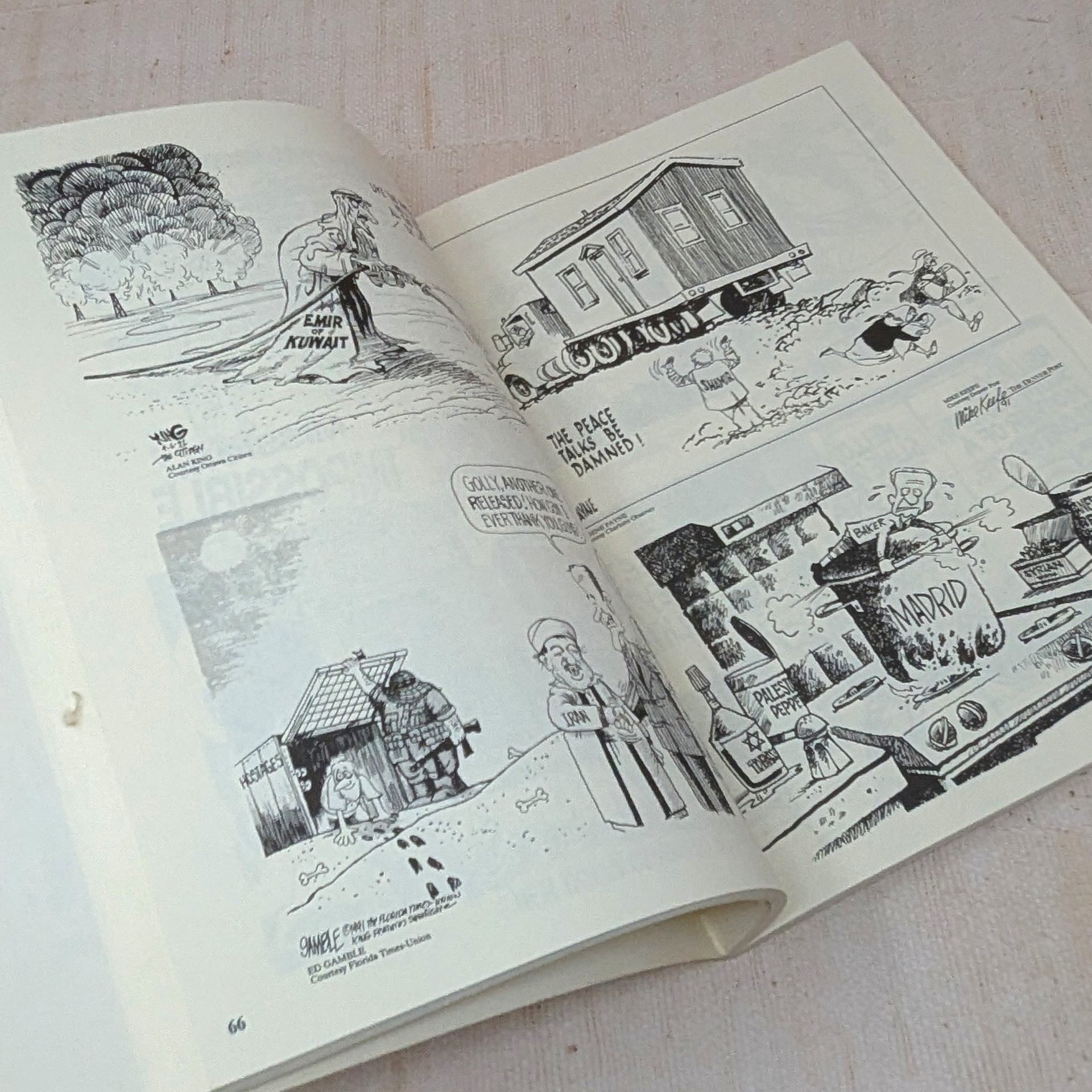 1992 Best Editorial Cartoons of the Year – Vintage Political Graphic