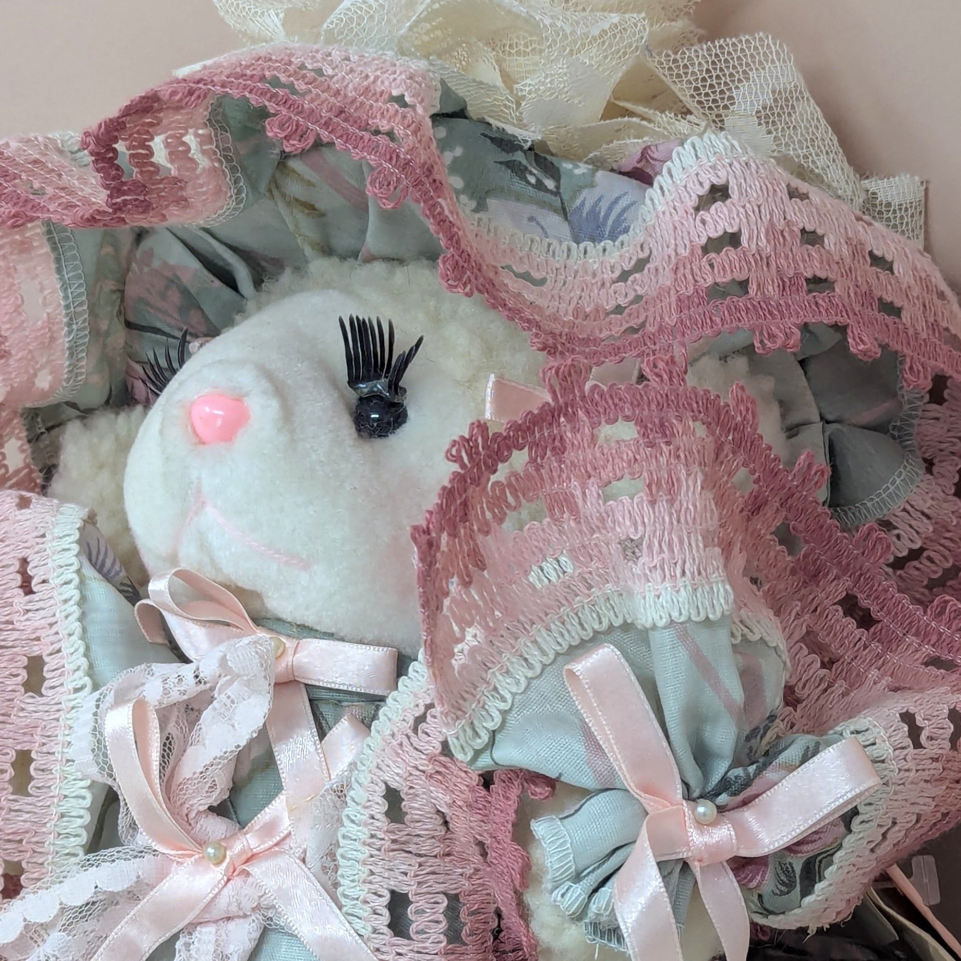 1992 Corrie Ruth Handcrafted Lamb – Beary Special Creations Plush