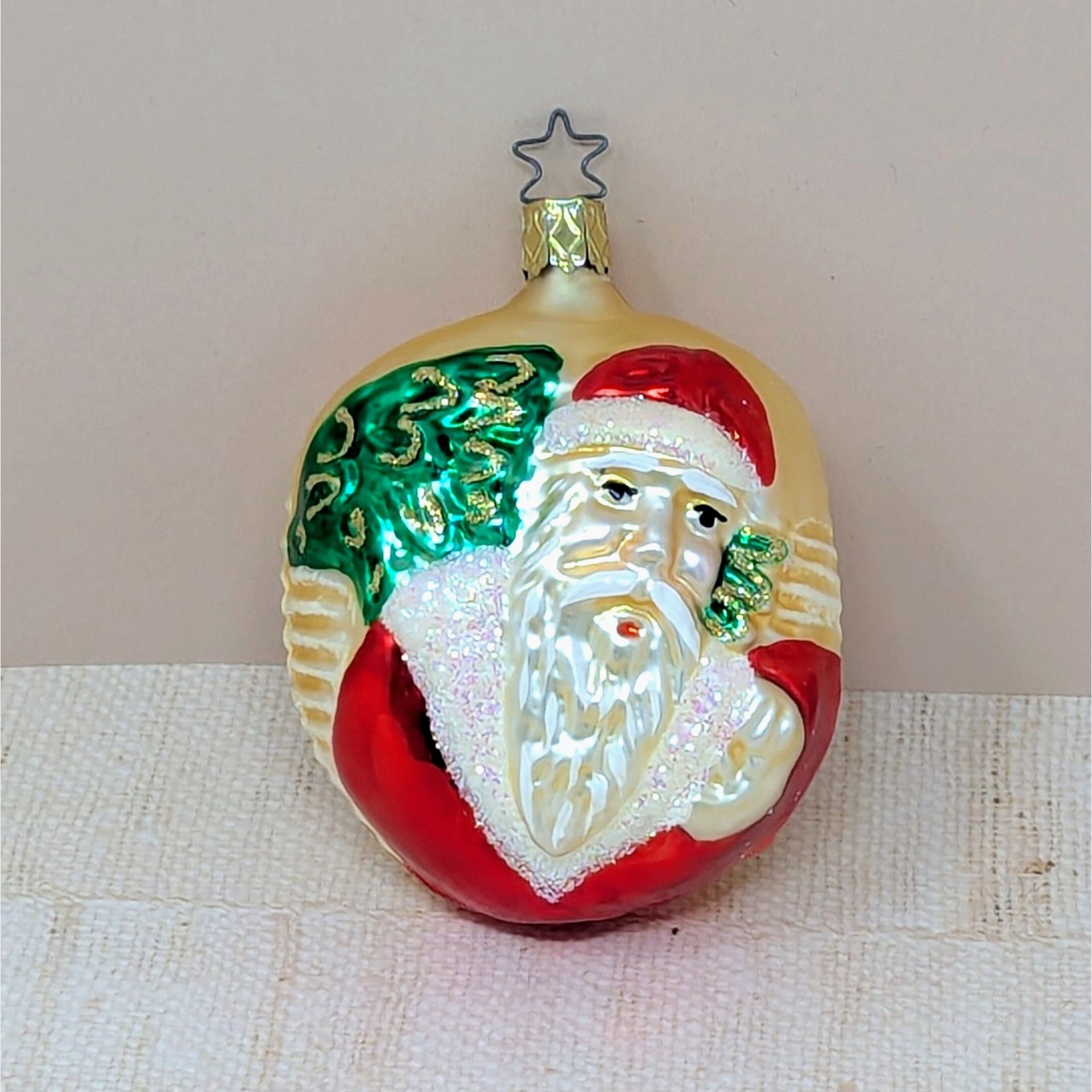 Vintage Inge-Glas Old World Santa – Hand-Blown German Glass Ornament