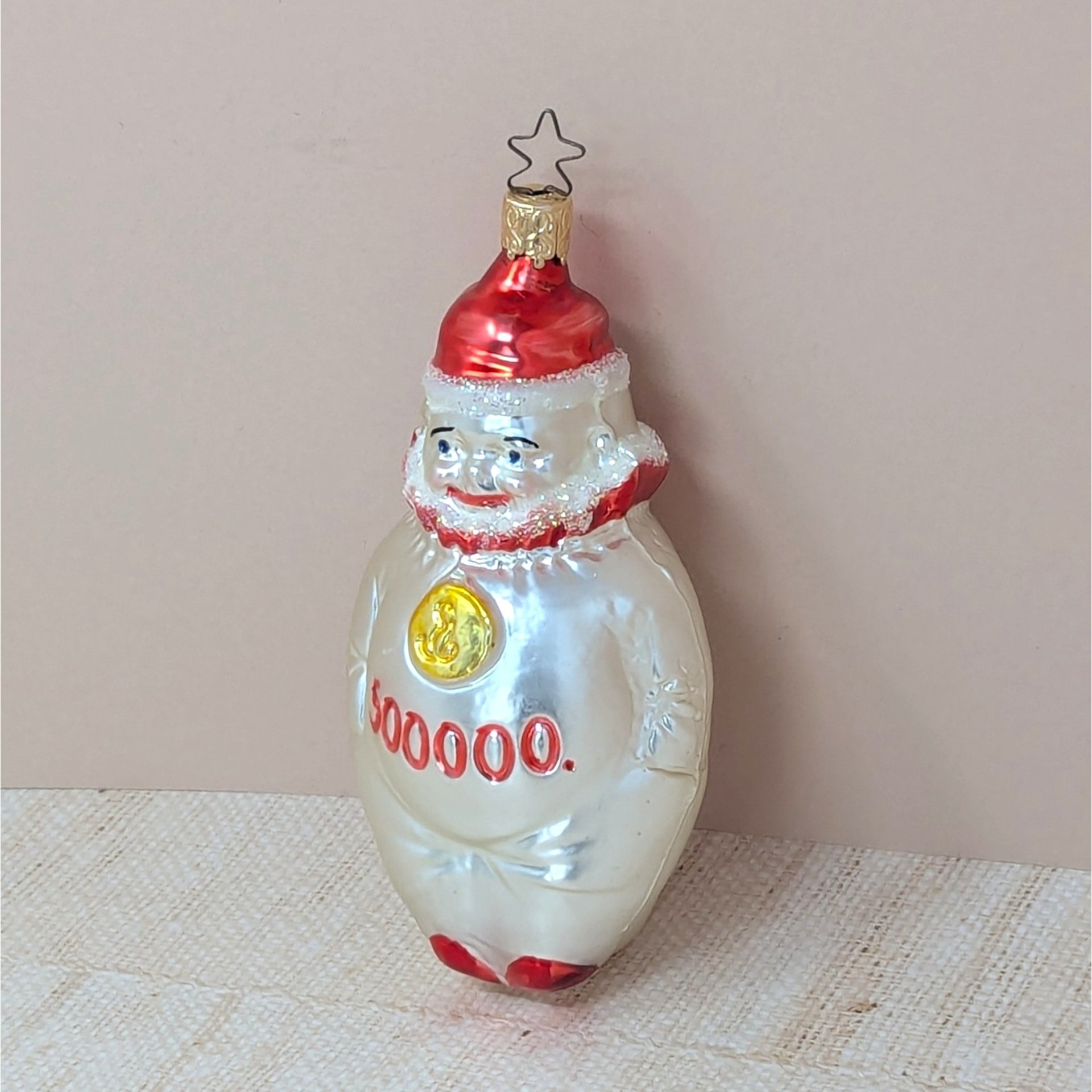 Vintage Inge-Glas "500,000" Milestone Clown – Hand-Blown German Glass