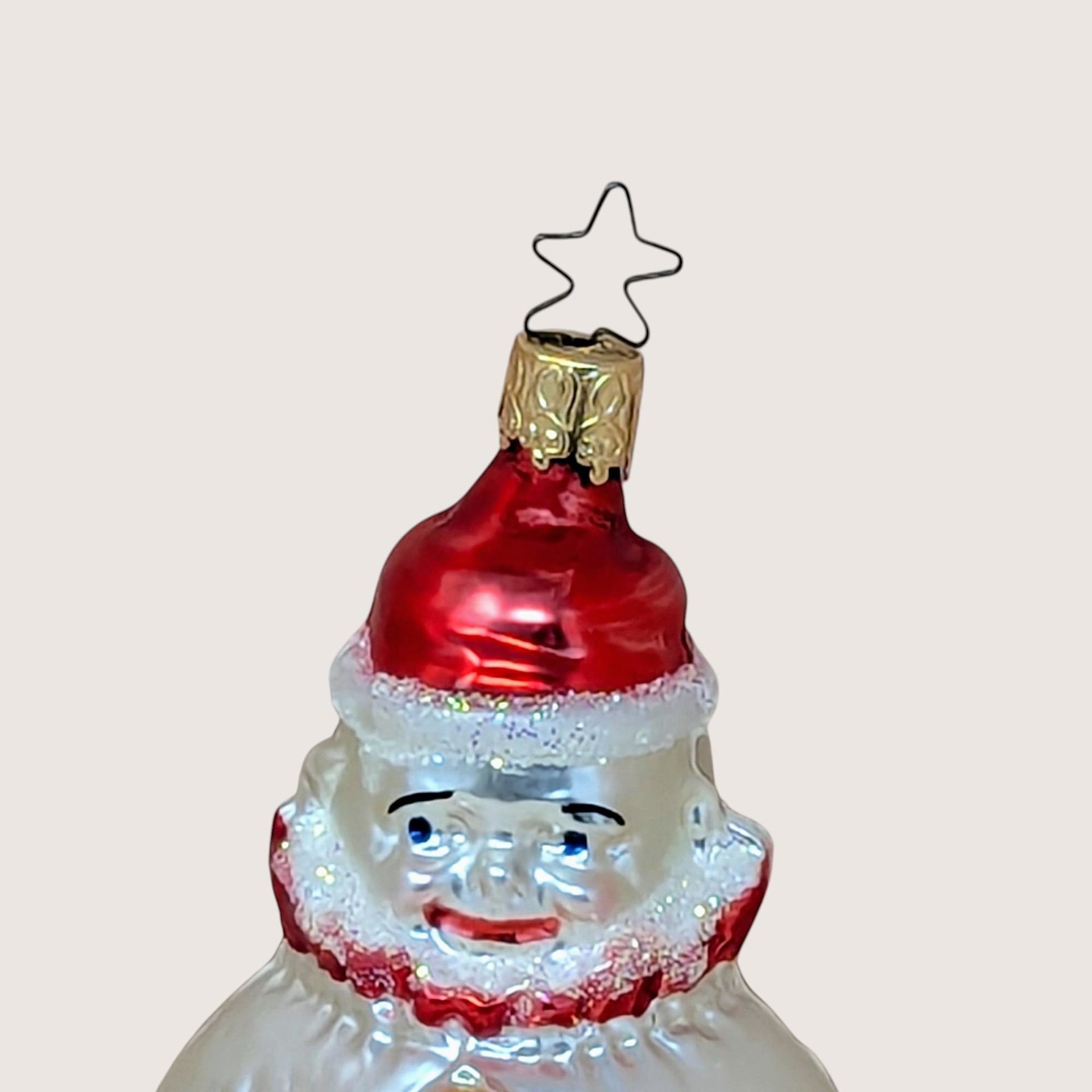 Vintage Inge-Glas "500,000" Milestone Clown Ornament