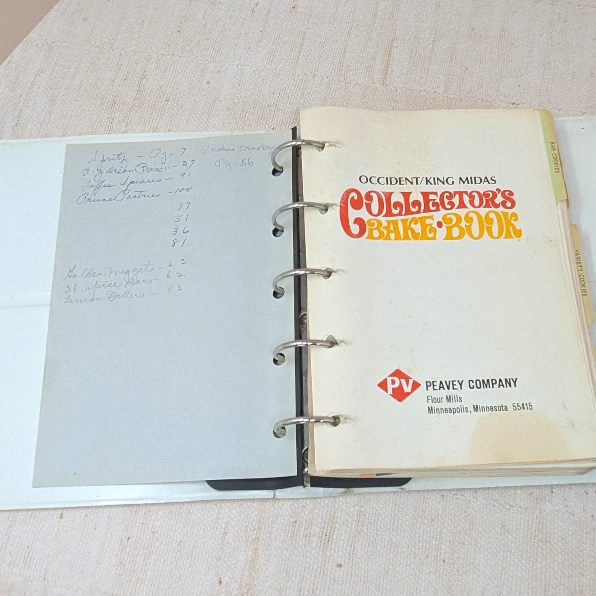 Vintage Occident & King Midas Collector's Bake Book – 1970s Milling