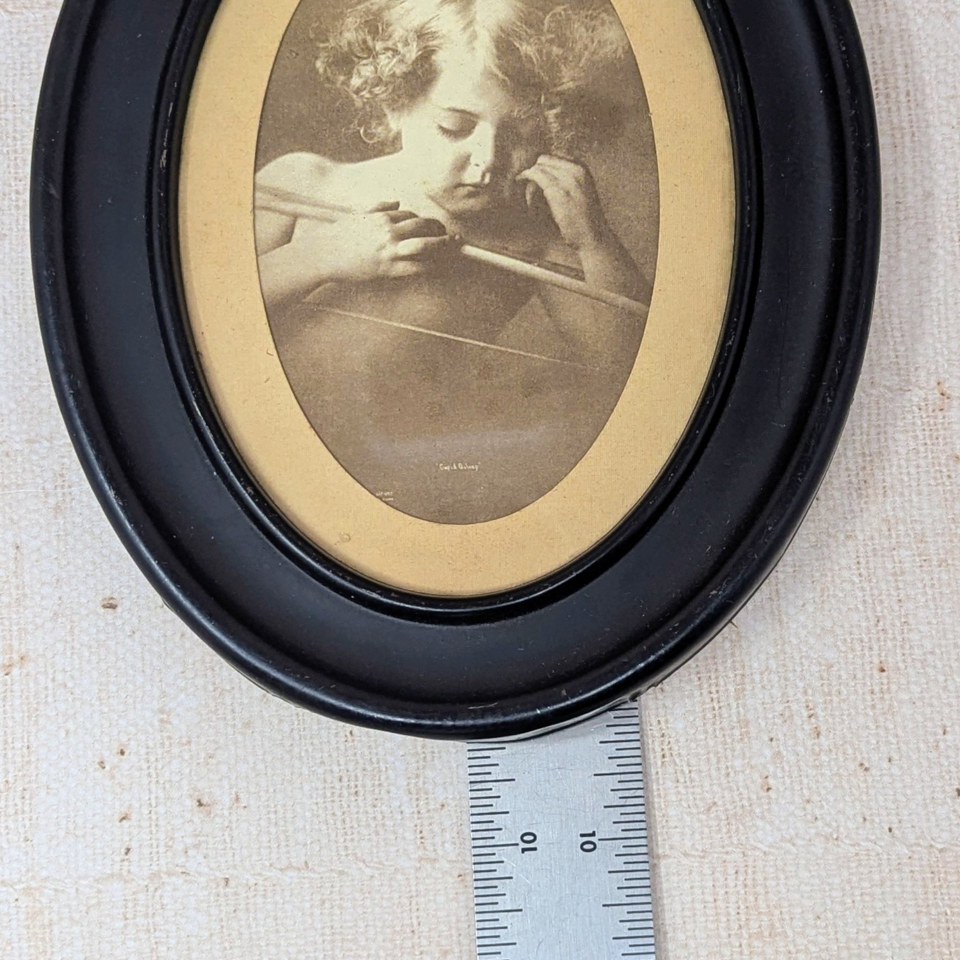 Vintage M.B. Parkinson "Cupid Asleep" Print 