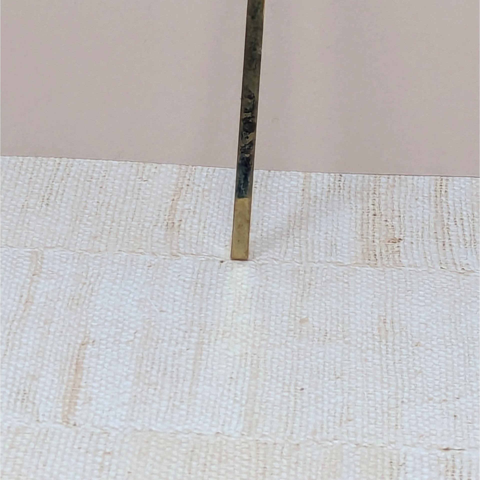 Vintage Modernist Metal Crucifix – 10-inch Risen Christ Wall Hanging