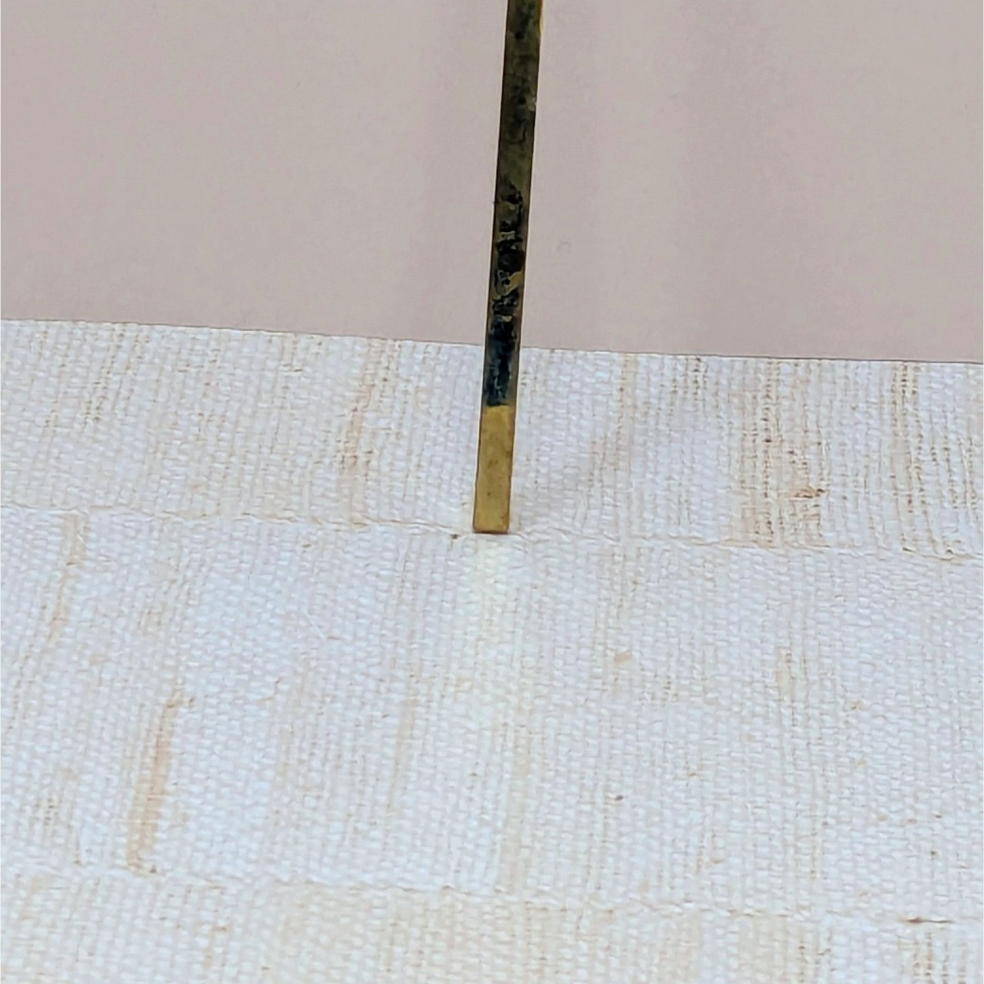 Vintage Modernist Metal Crucifix Wall Hanging