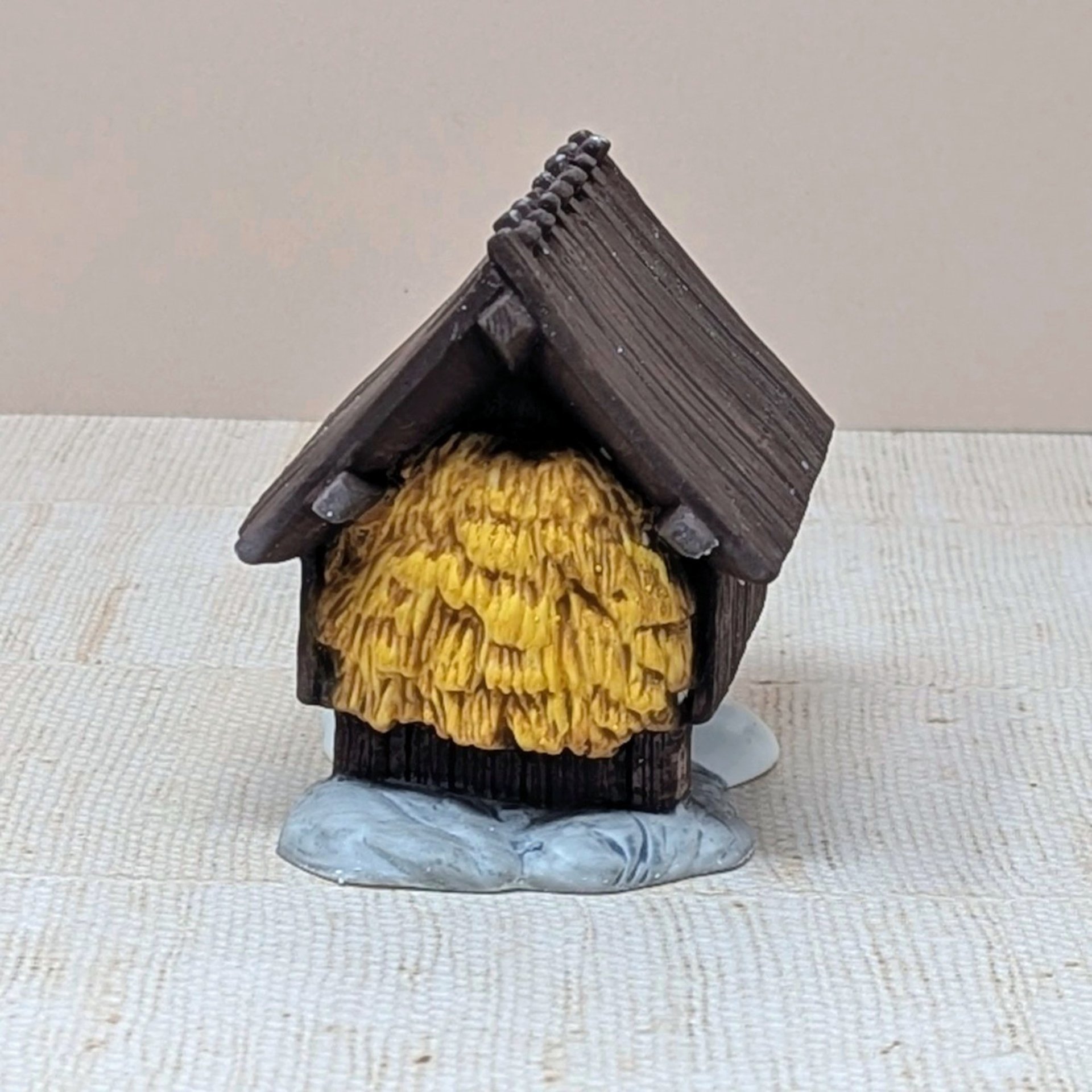 Vintage Dept 56 Silo and Hayshed Village Set