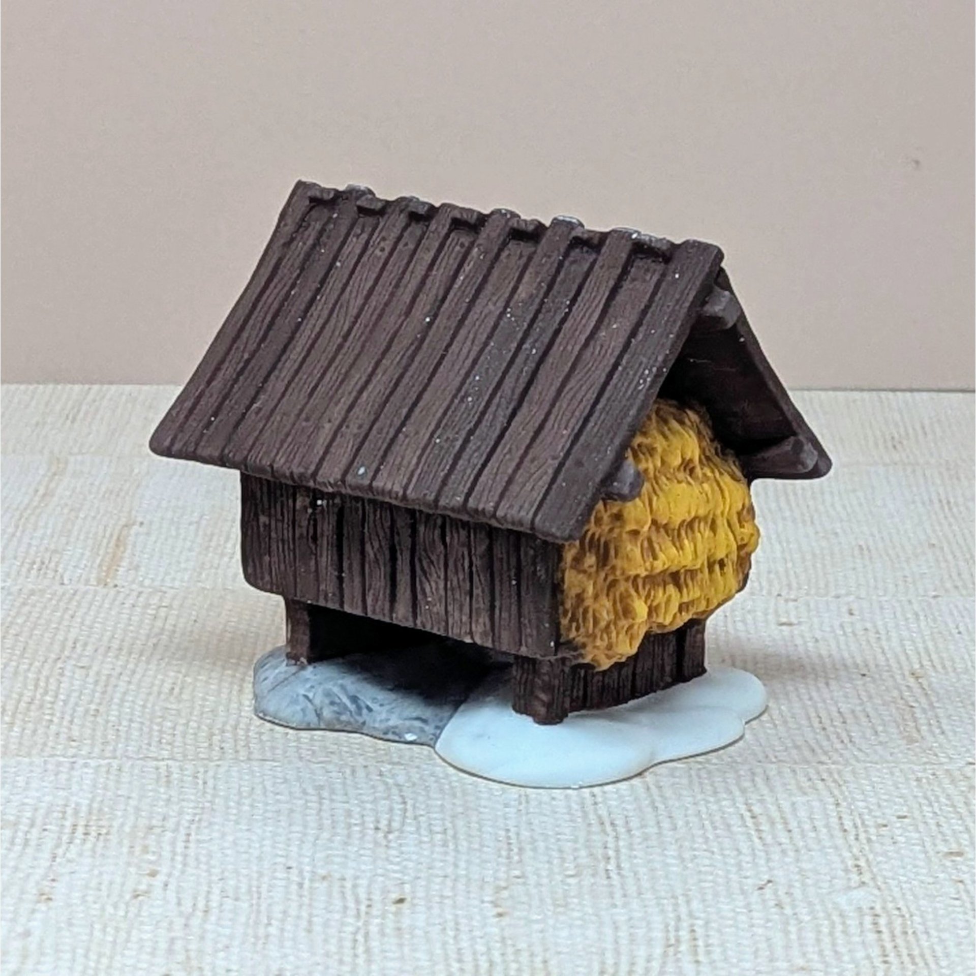 Vintage Dept 56 Silo and Hayshed Village Set
