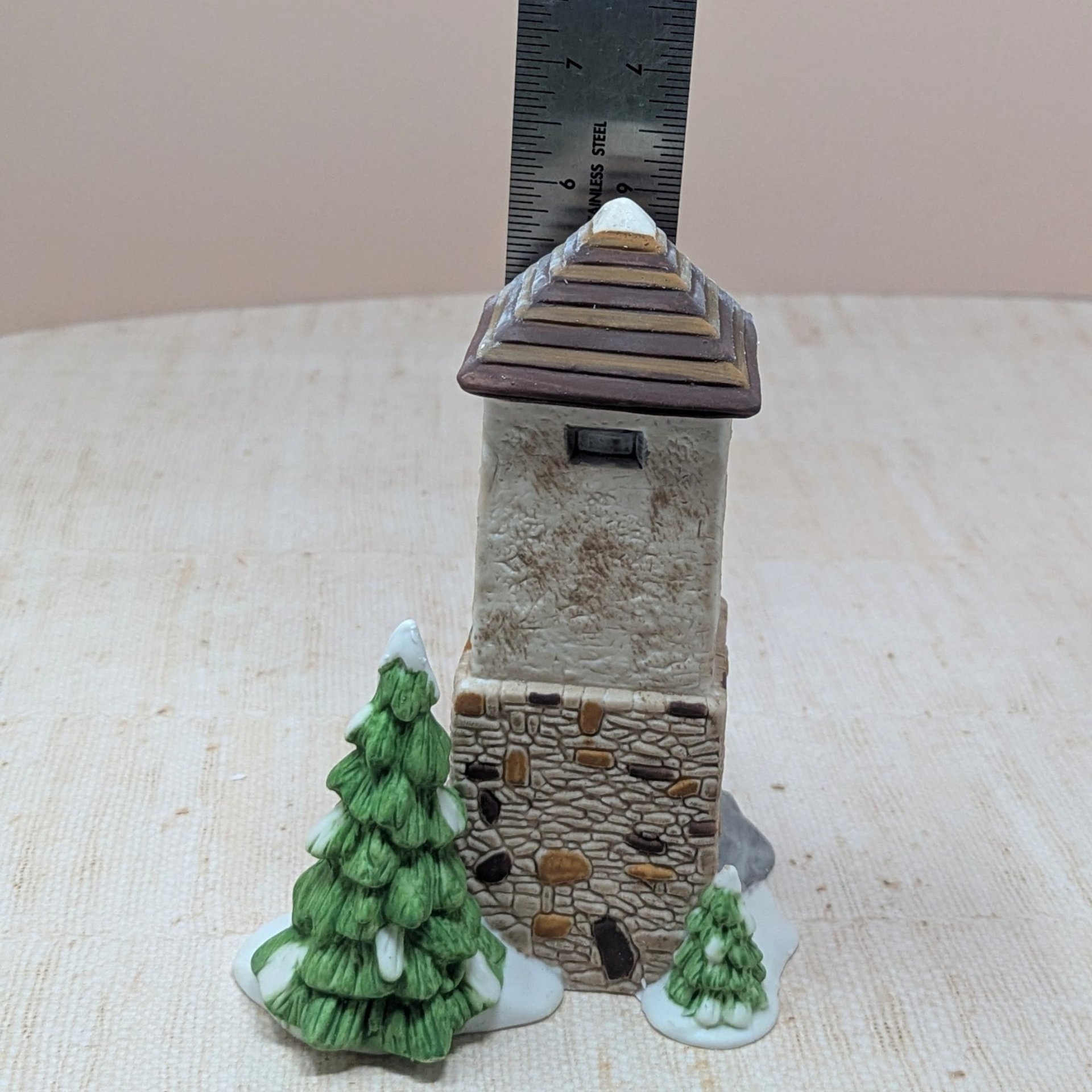 Vintage Dept 56 Silo and Hayshed – Heritage Village Porcelain Landscape Set