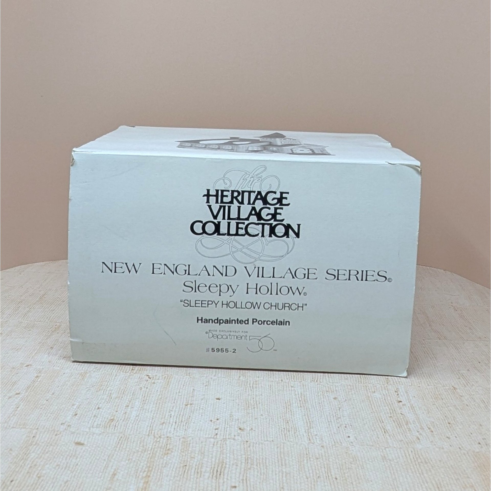 1990 Dept 56 Sleepy Hollow Church – New England Village Porcelain Heritage