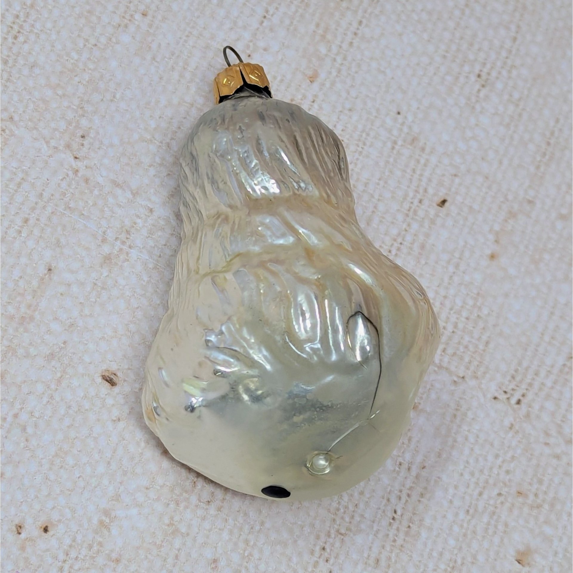 1982 Girl with Roses Inge-Glas Ornament – Victorian Mercury Glass Decor