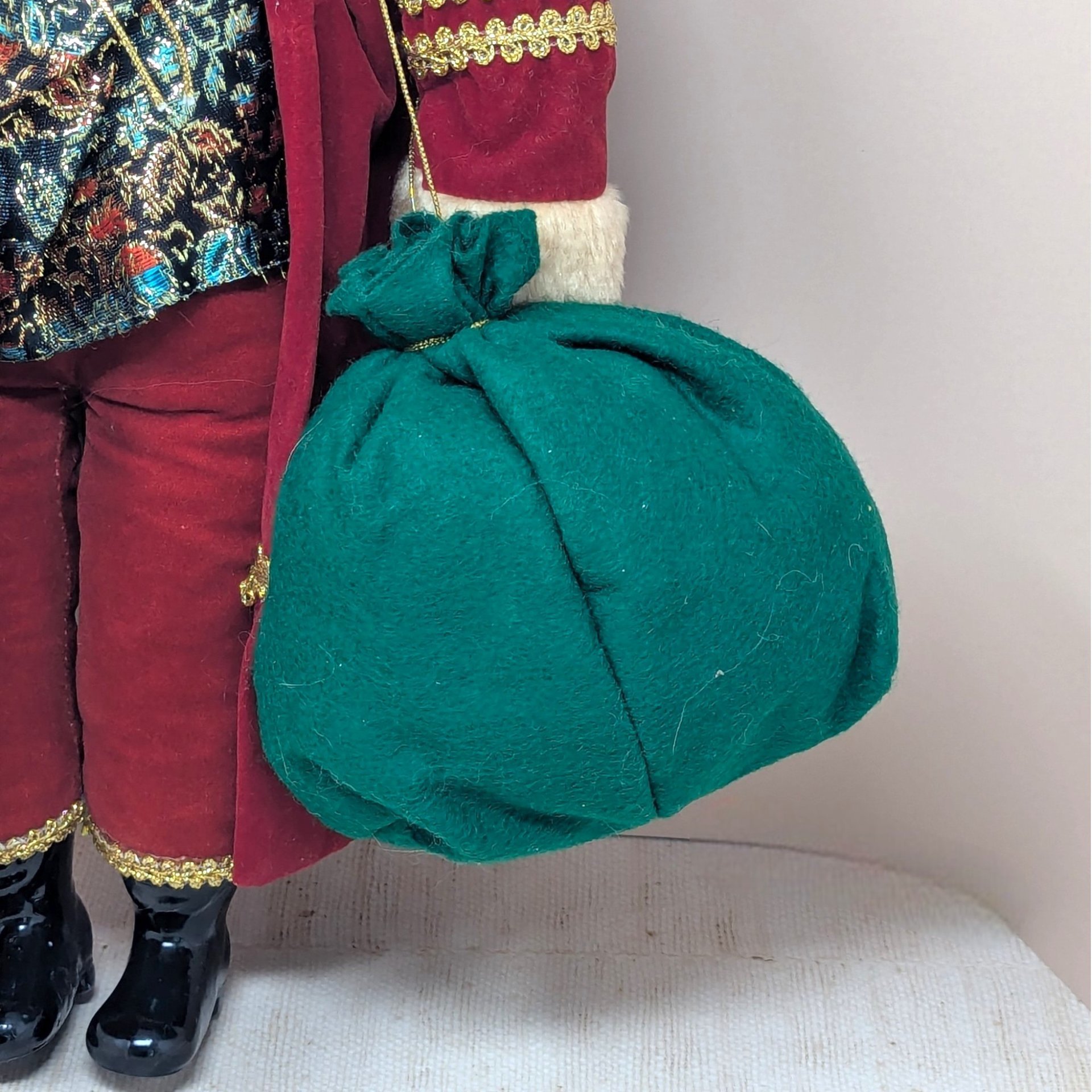 1990s Roman Inc Santa with Toy Sack – Classic Old World Holiday Display