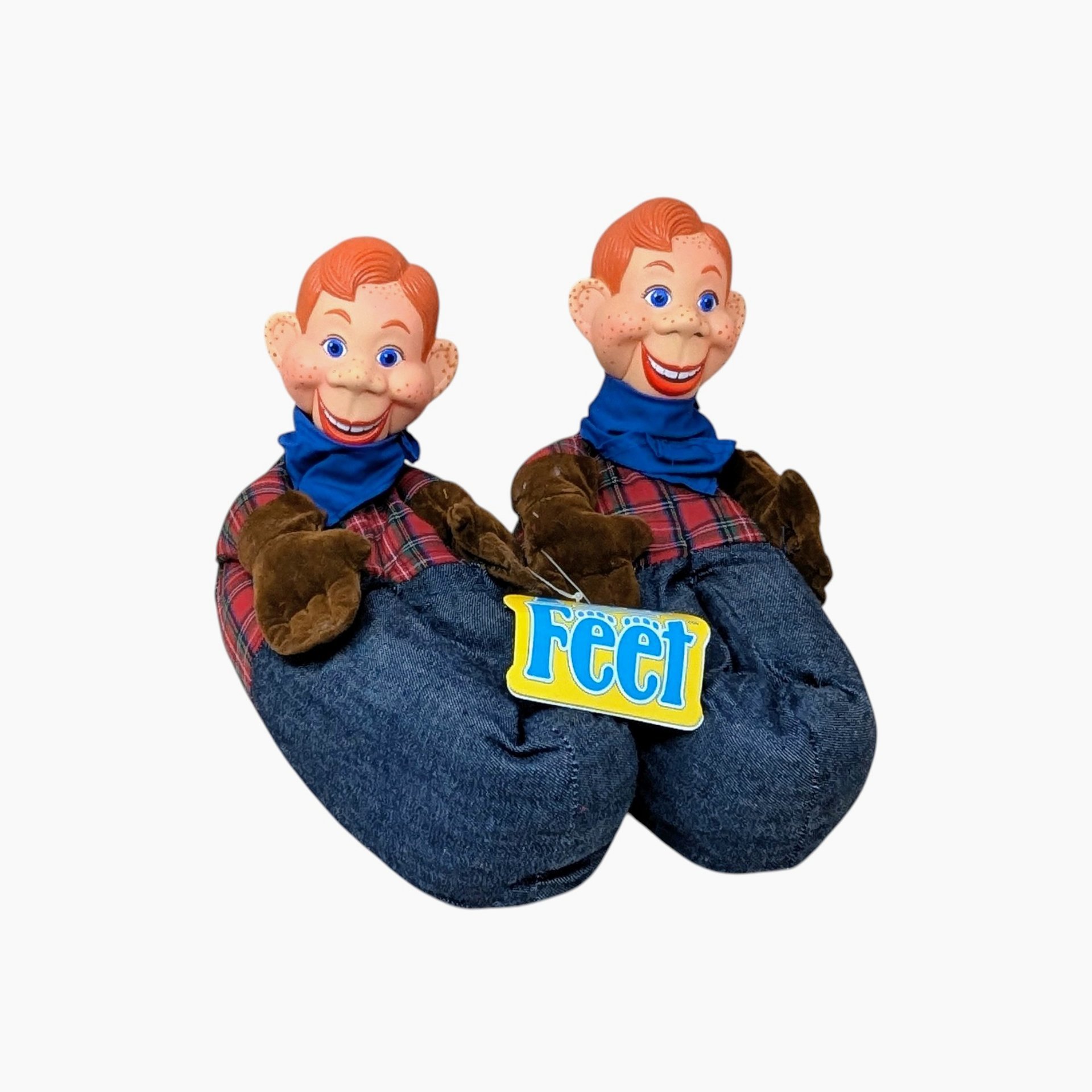 1988 Carousel Howdy Doody Child Size Slippers – NWT Deadstock Kitsch
