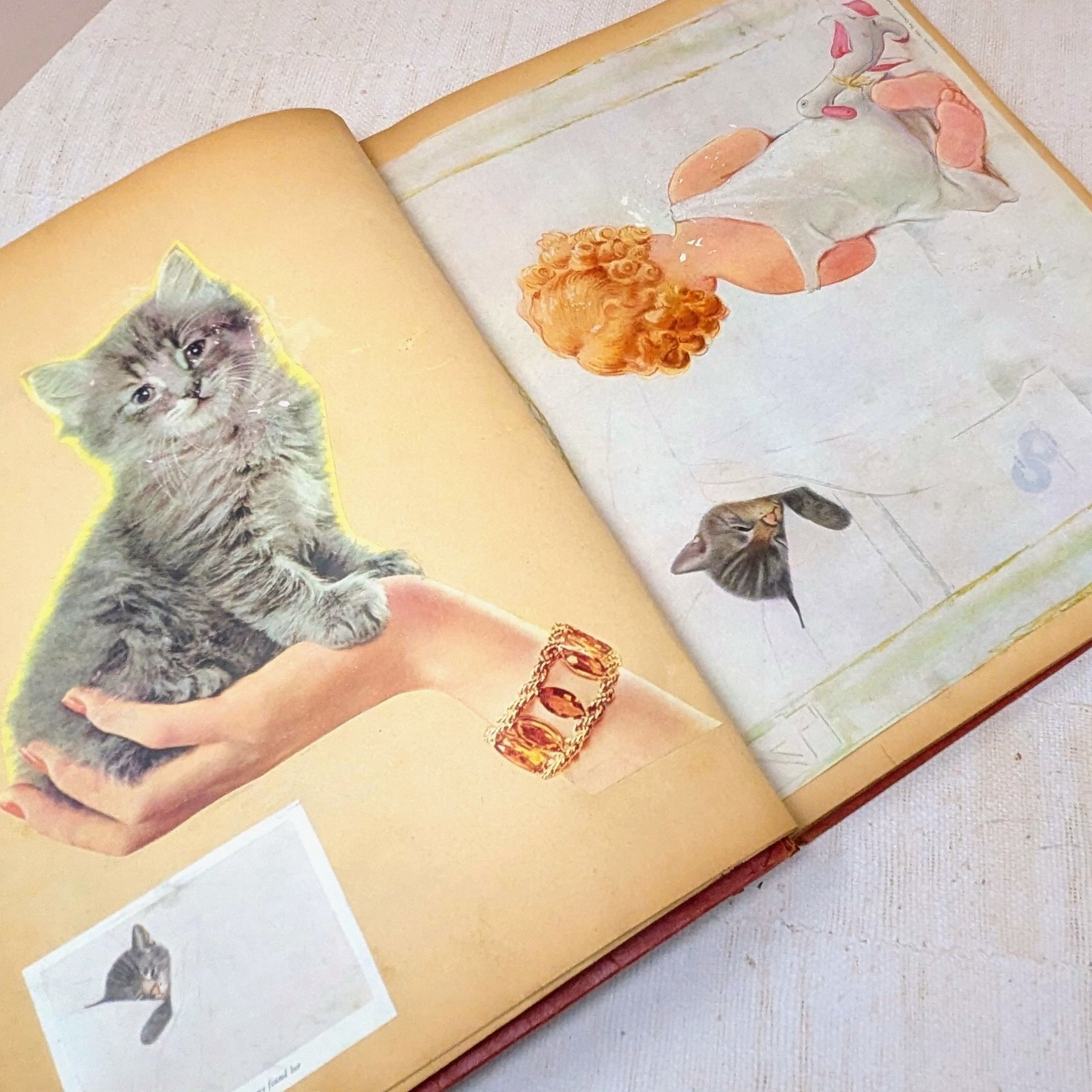 1950s "Jackie Fairchild" Scrapbook – Vintage Norman Rockwell Ephemera Collection