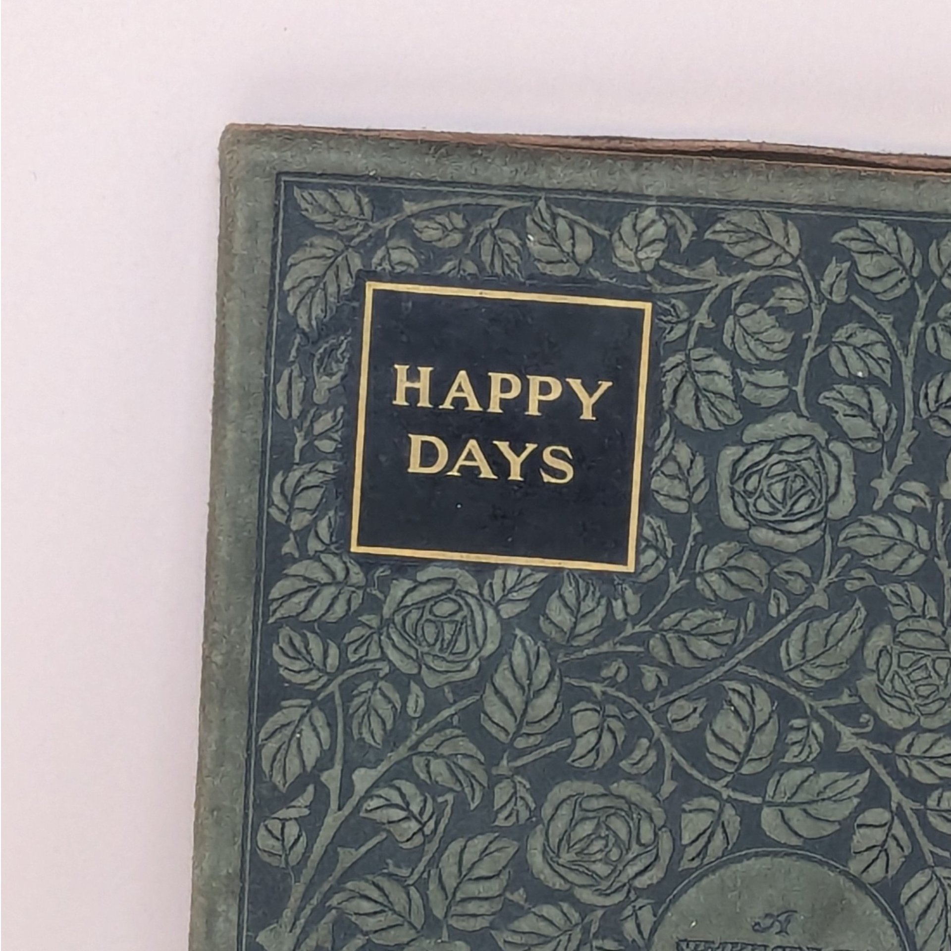 1904 Shakespeare Birthday Book – "Happy Days" Leather-Bound Edwardian Archive