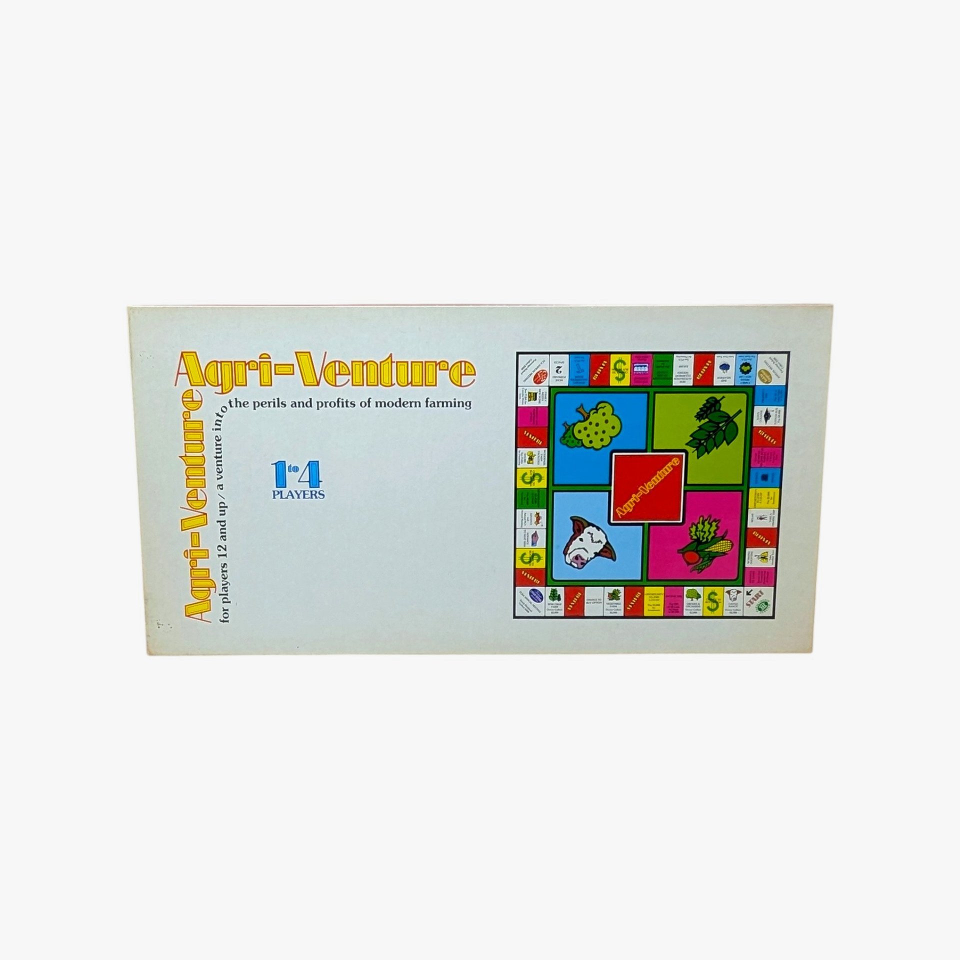 1974 Agri-Venture Board Game – Vintage Farming Simulation Complete 70s Art