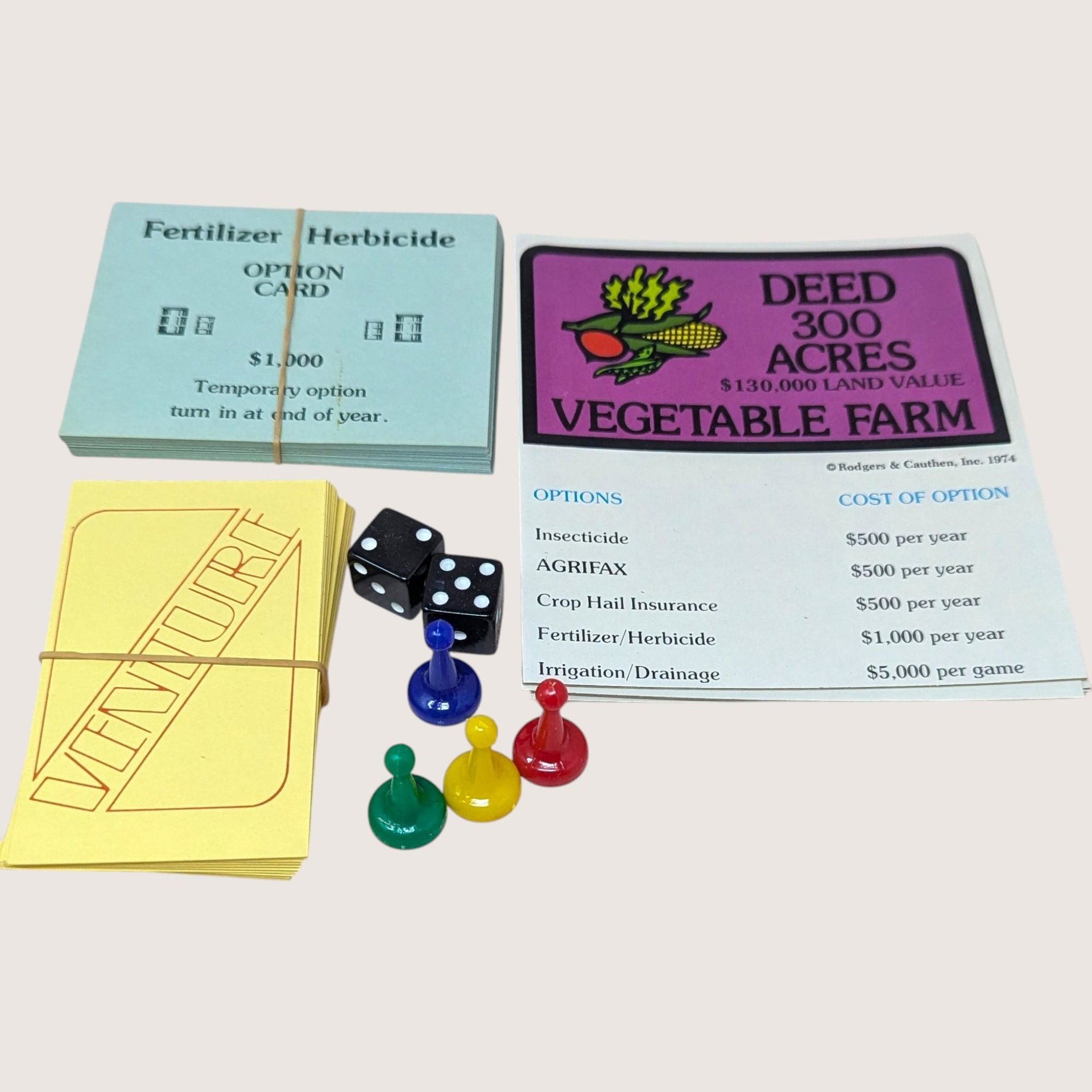 1974 Agri-Venture Board Game
