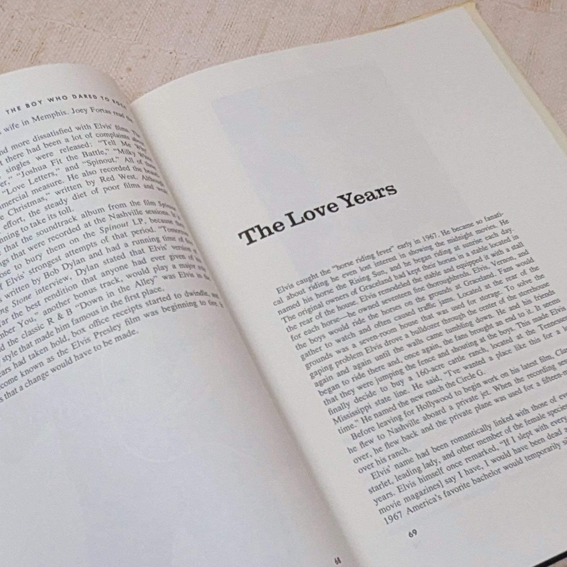 1982 Elvis The Boy Who Dared To Rock by Paul Lichter 