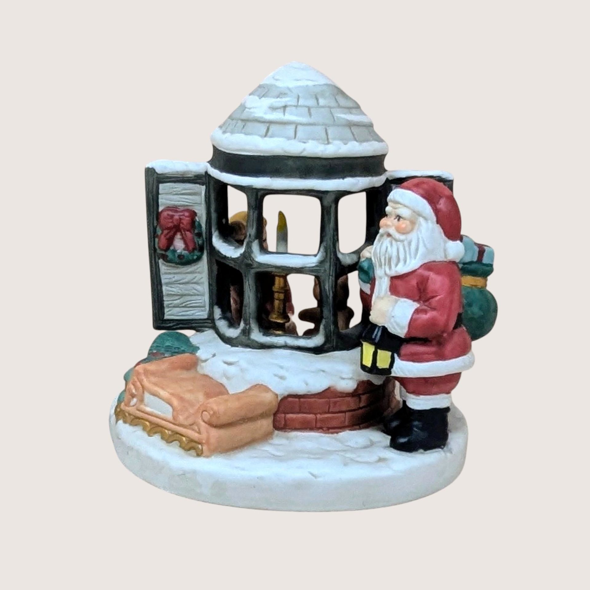 Vintage Midwest of Cannon Falls Santa Music Box