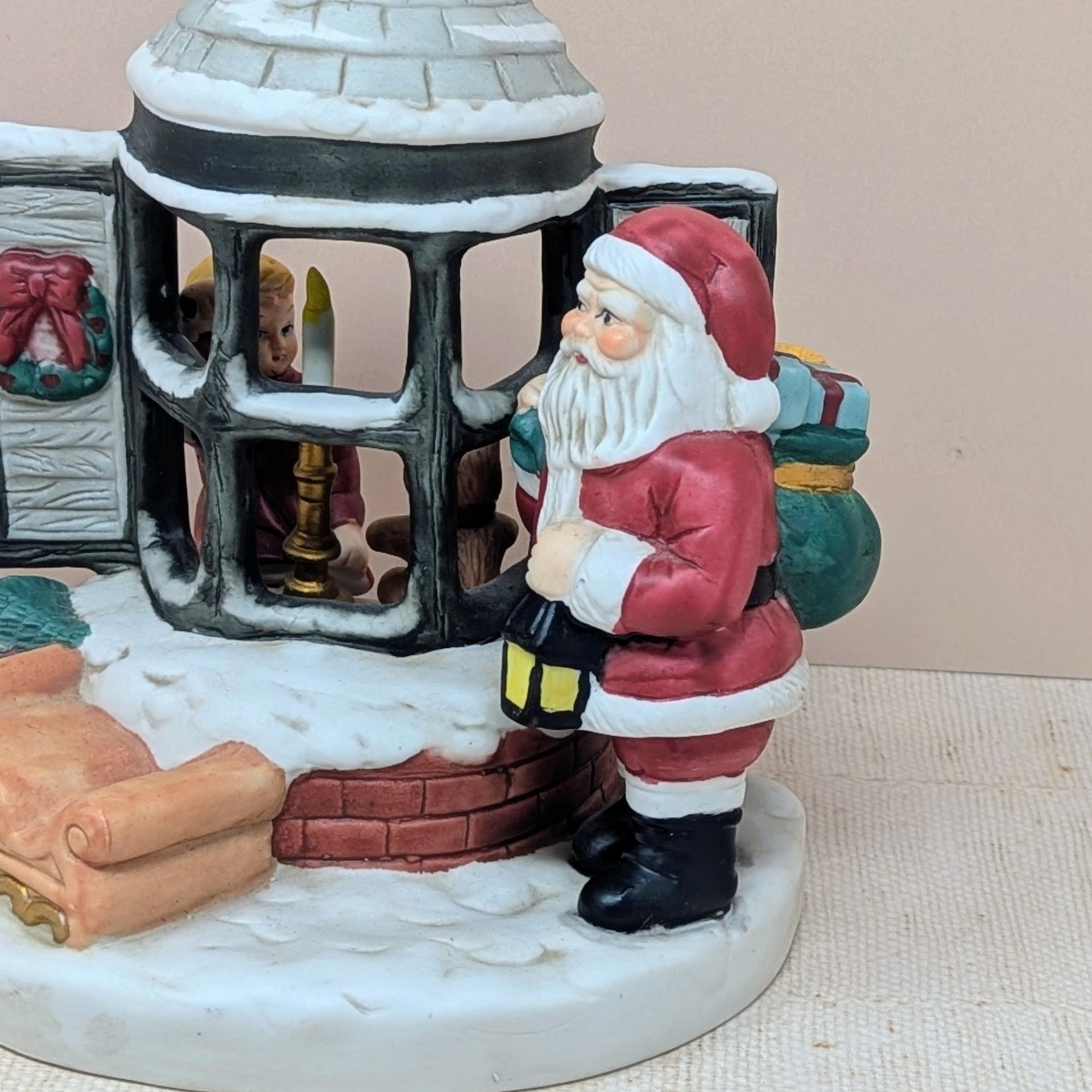 Vintage Santa Music Box – Midwest of Cannon Falls Christmas Window Figurine