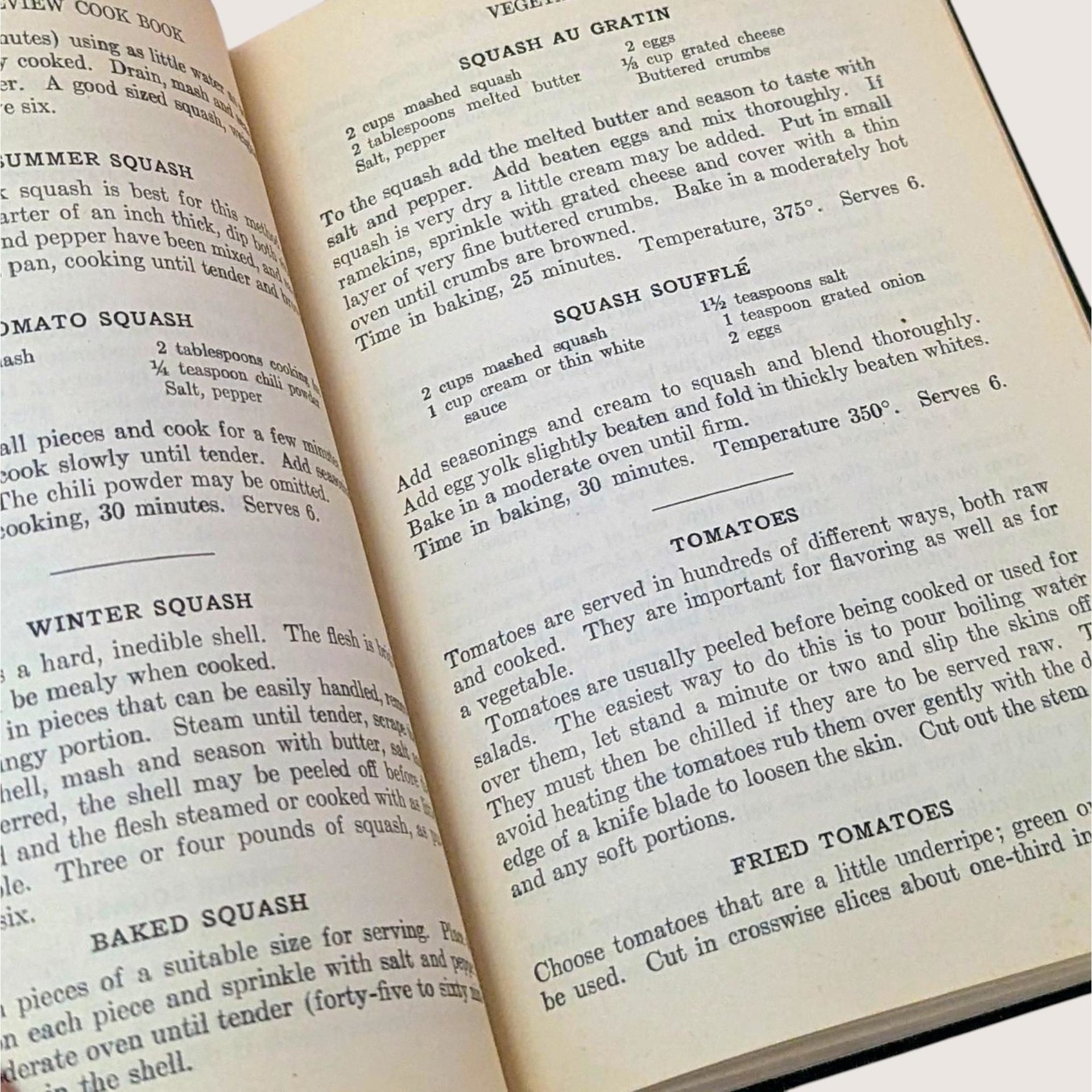 1931 Pictorial Review Standard Cook Book Hardcover 