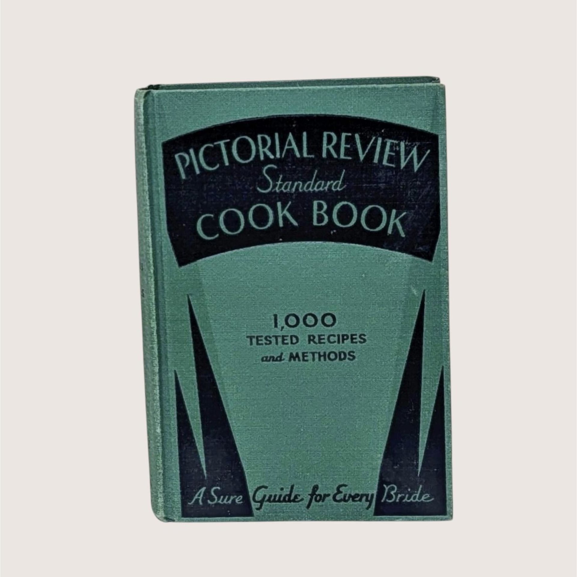 1931 Pictorial Review Standard Cook Book Hardcover 