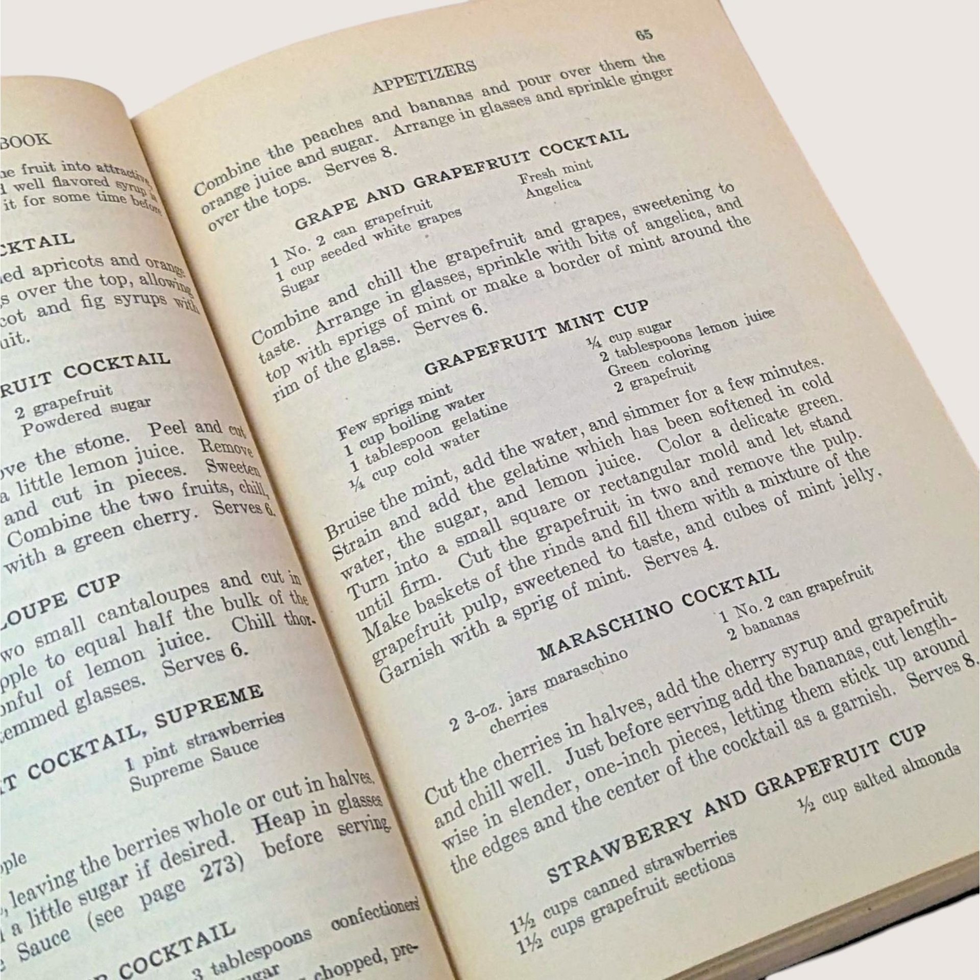 1931 Pictorial Review Standard Cook Book Hardcover 