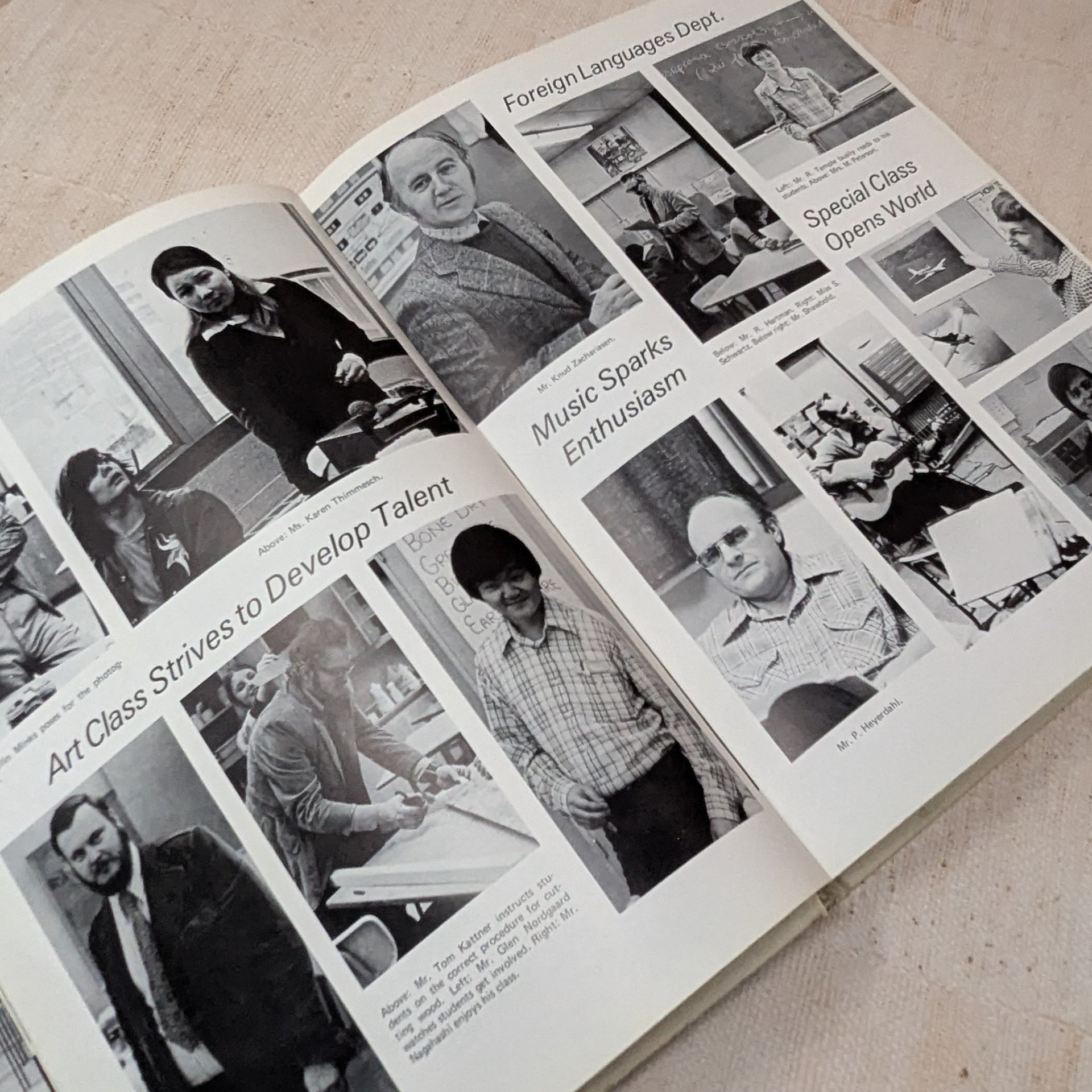 1975 Harding High School Yearbook, Hardcover – Vintage St. Paul Minnesota Ephemera