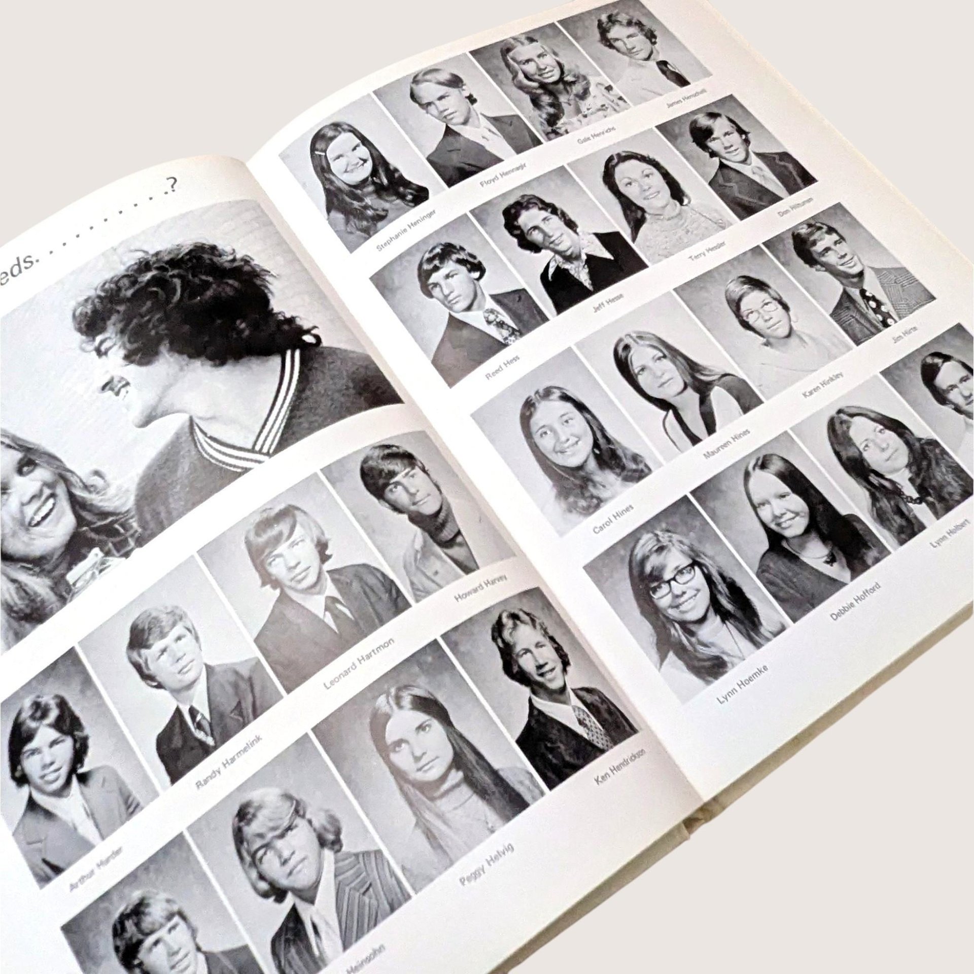 1975 Harding High School Yearbook, Hardcover