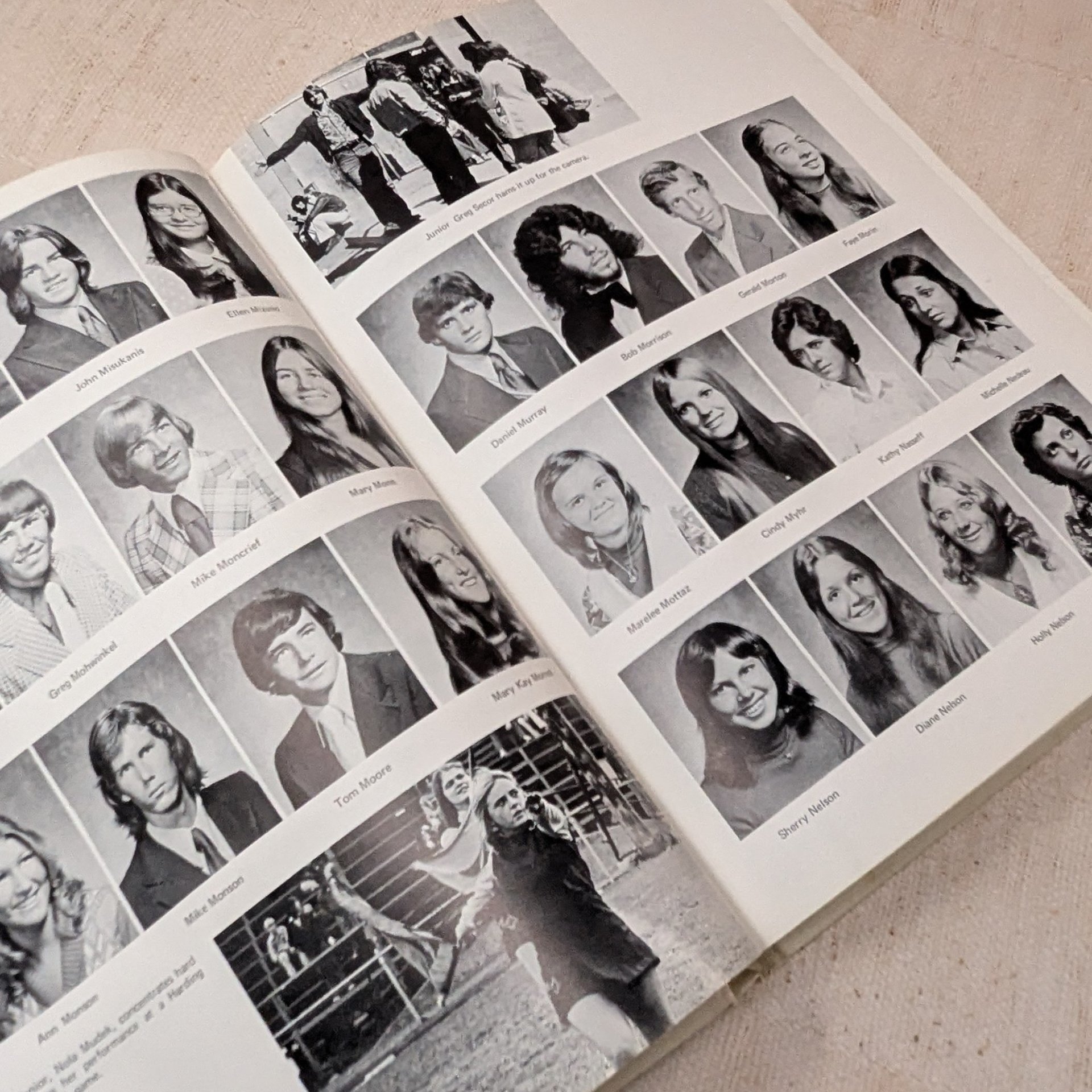 1975 Harding High School Yearbook, Hardcover – Vintage St. Paul Minnesota Ephemera